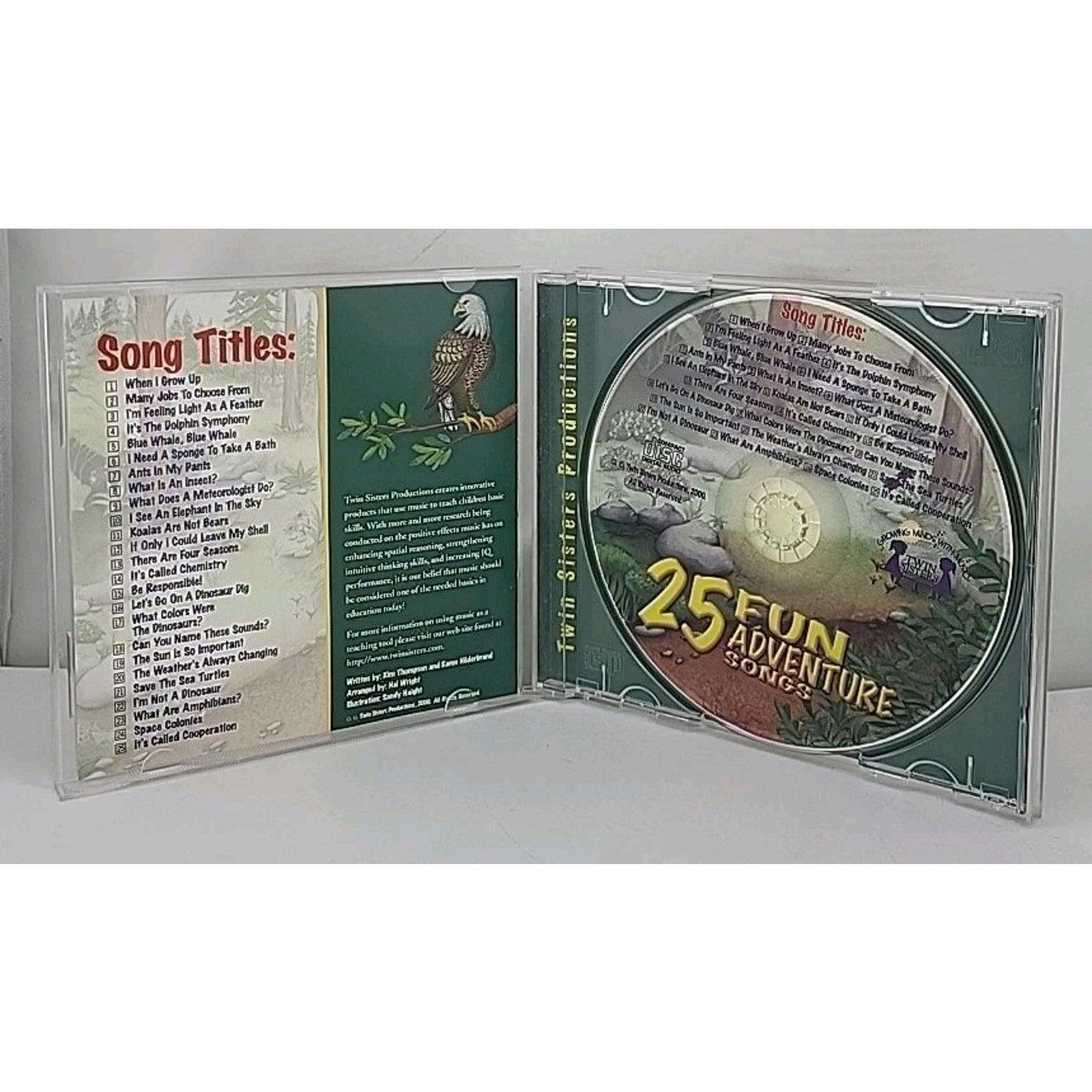Twenty-Five Fun Adventure So by Twin Sisters (CD, 2002)