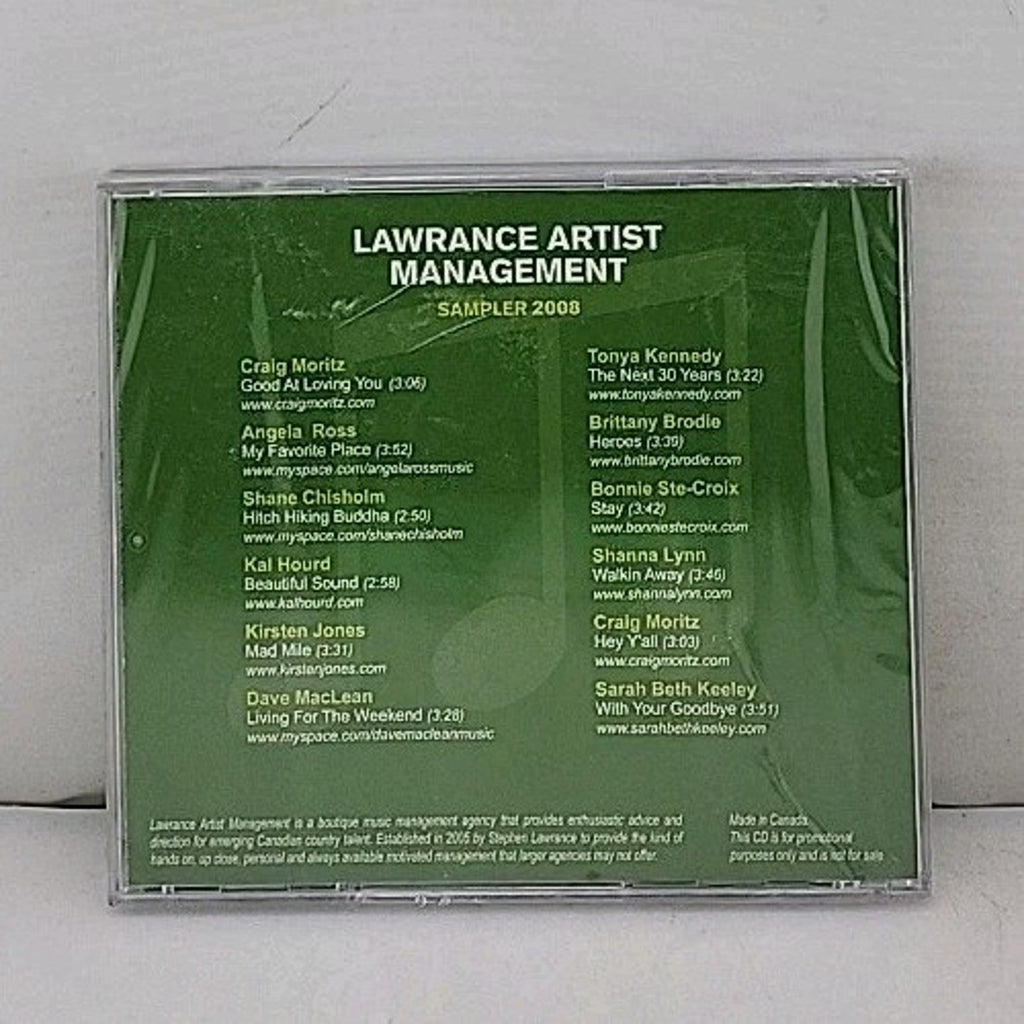 Lawrence Artist Management Sampler 2008 CD *Brand New*