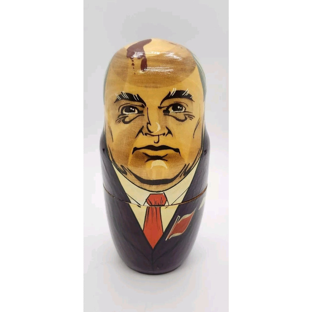 Russian USSR Soviet Political Leaders Nesting Doll Complete
