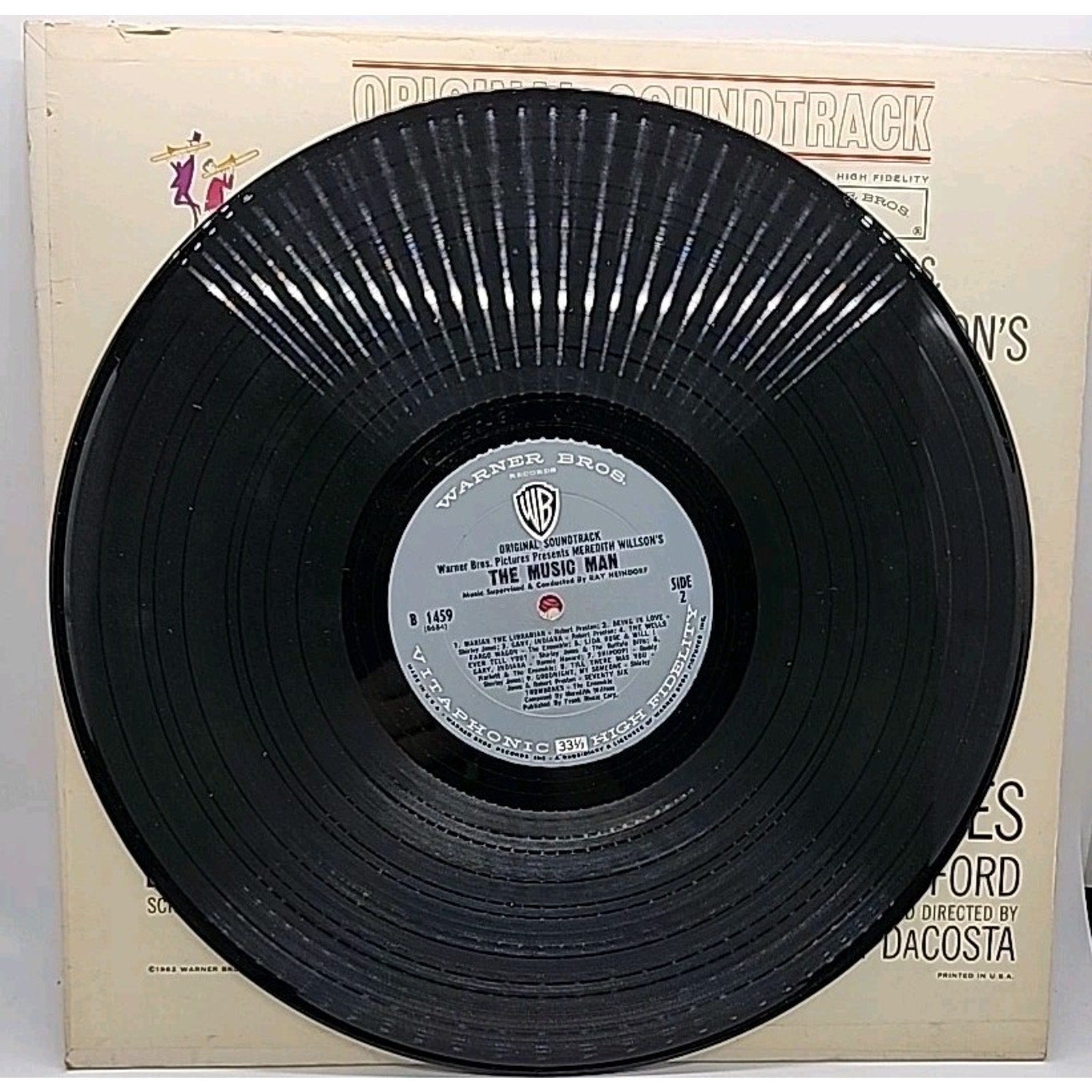 The Music Man: Robert Preston, Shirley Jones Original Soundtrack Recording LP