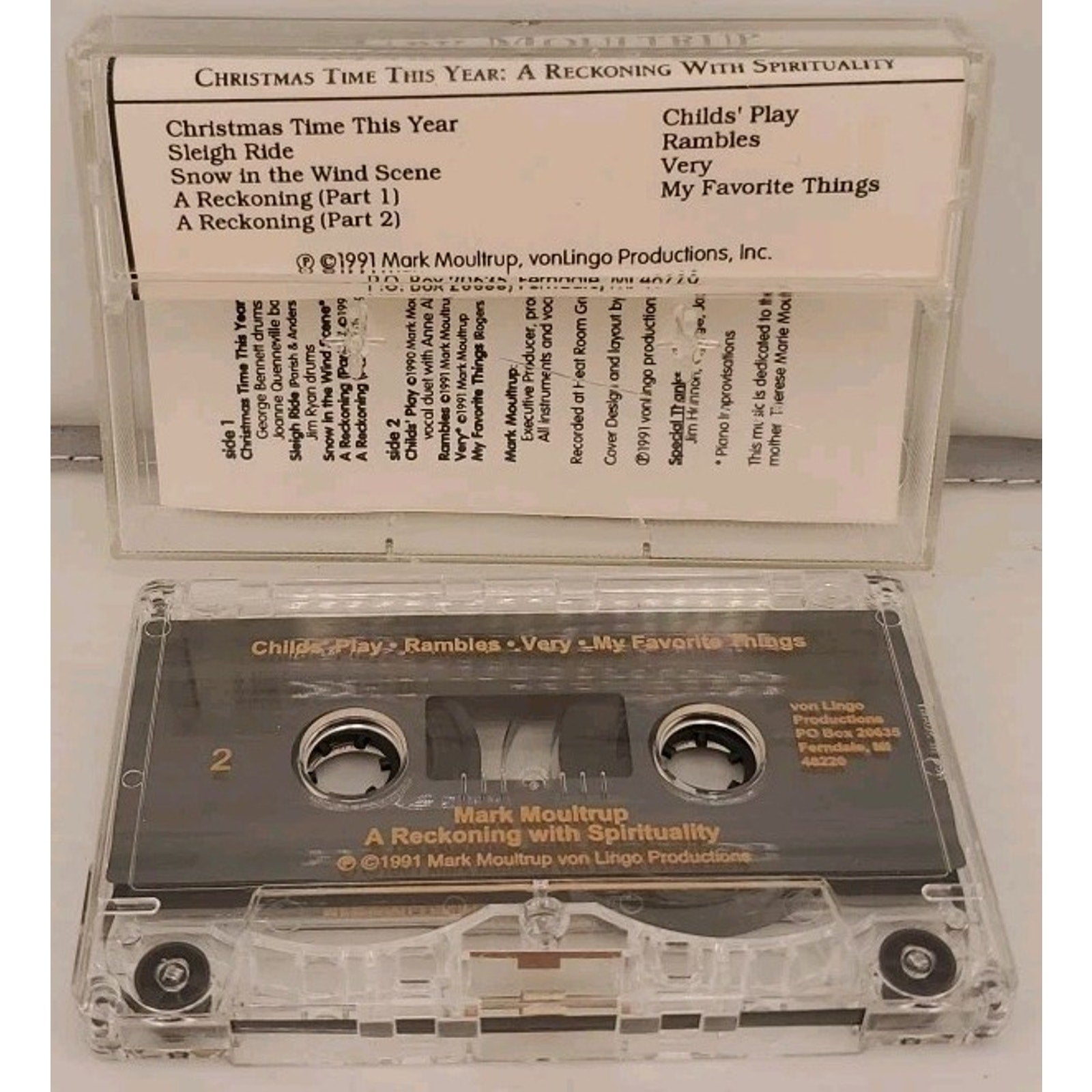 Christmas Time This Year A Reckoning With Spirituality - Mark Moultrup Cassette