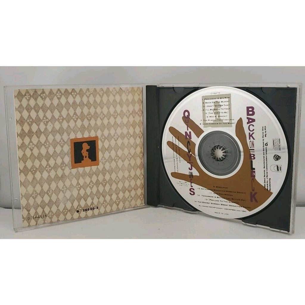 Back on the Block by Quincy Jones (CD, Nov-1989, Qwest)