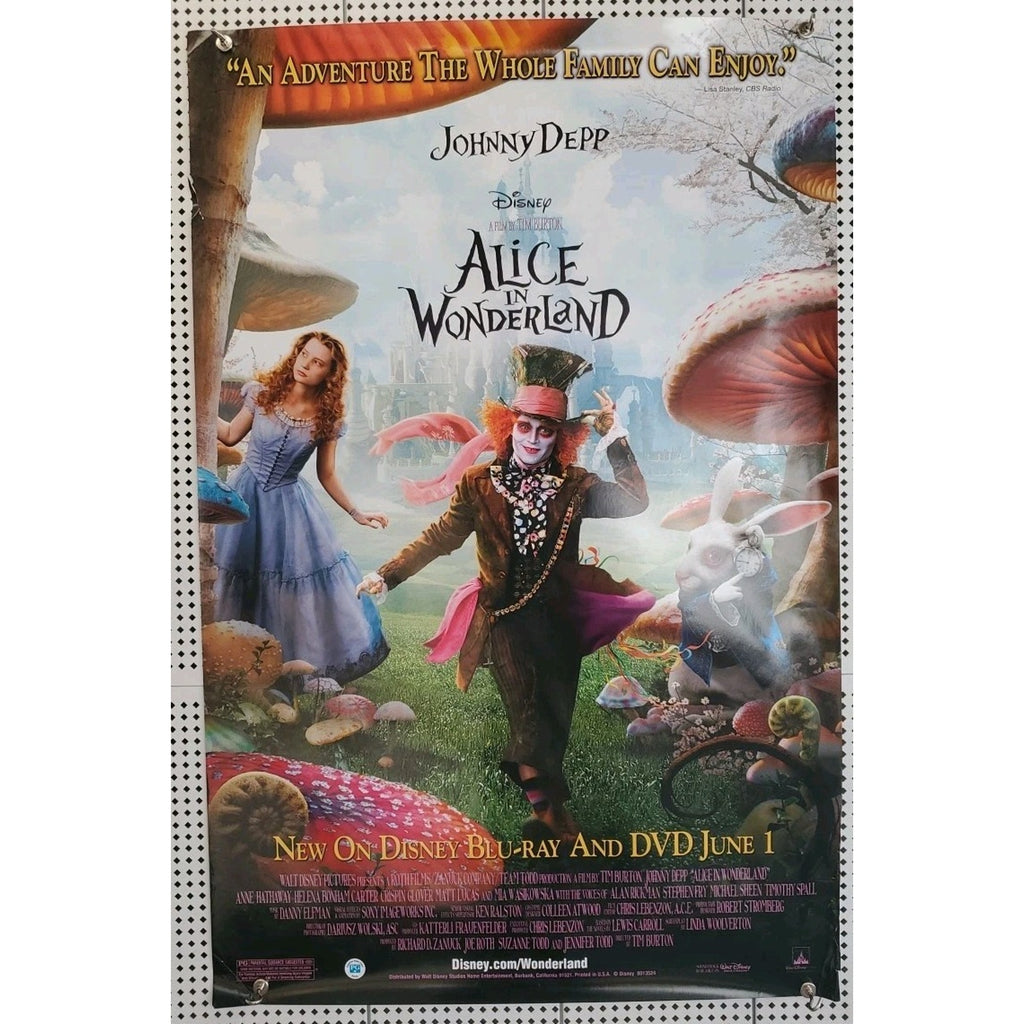 Alice In Wonderland Theater Movie Poster 27"x40