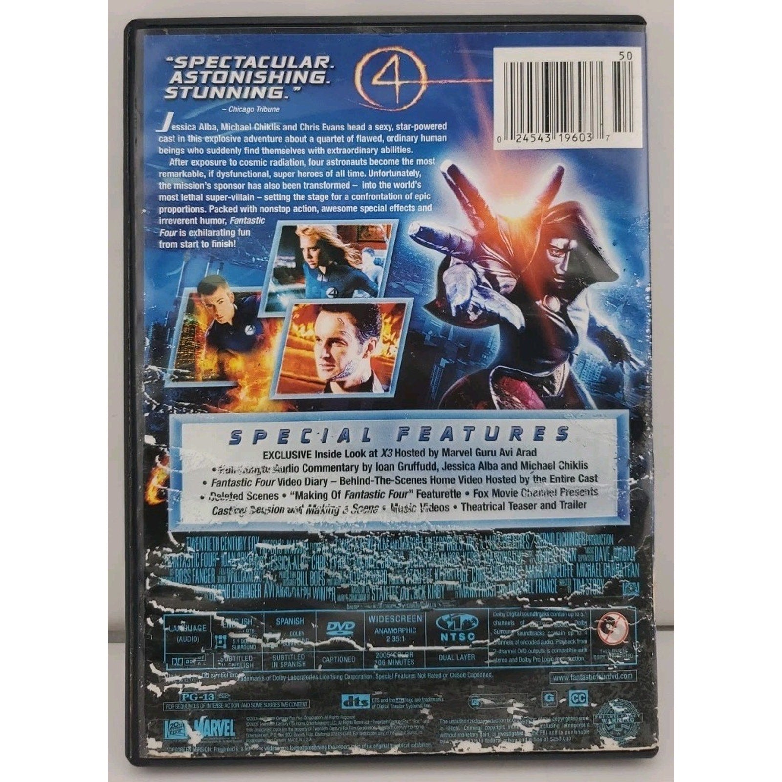 Fantastic Four (DVD, 2005)