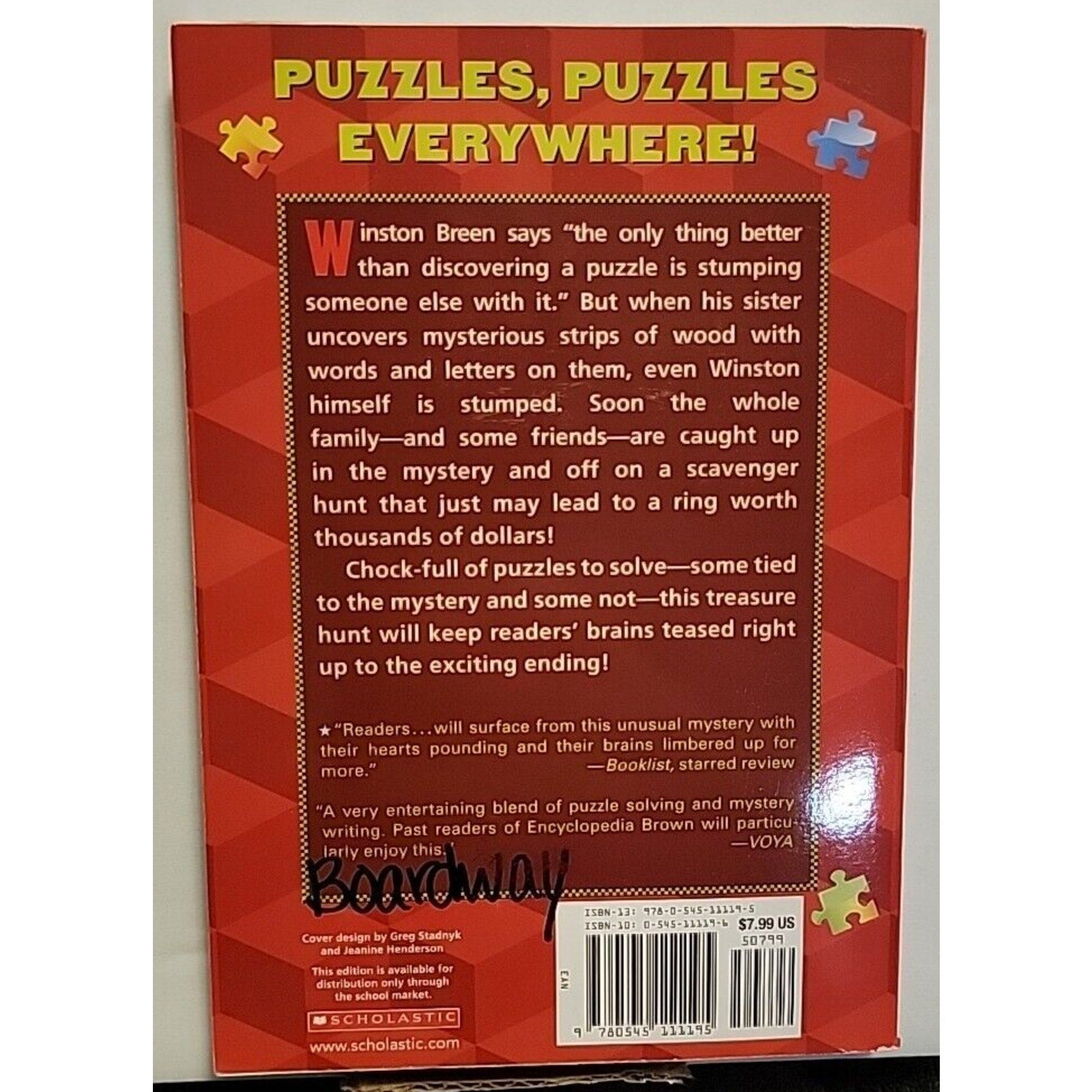 The Puzzling World of Winston Breen - Paperback By Eric Berlin