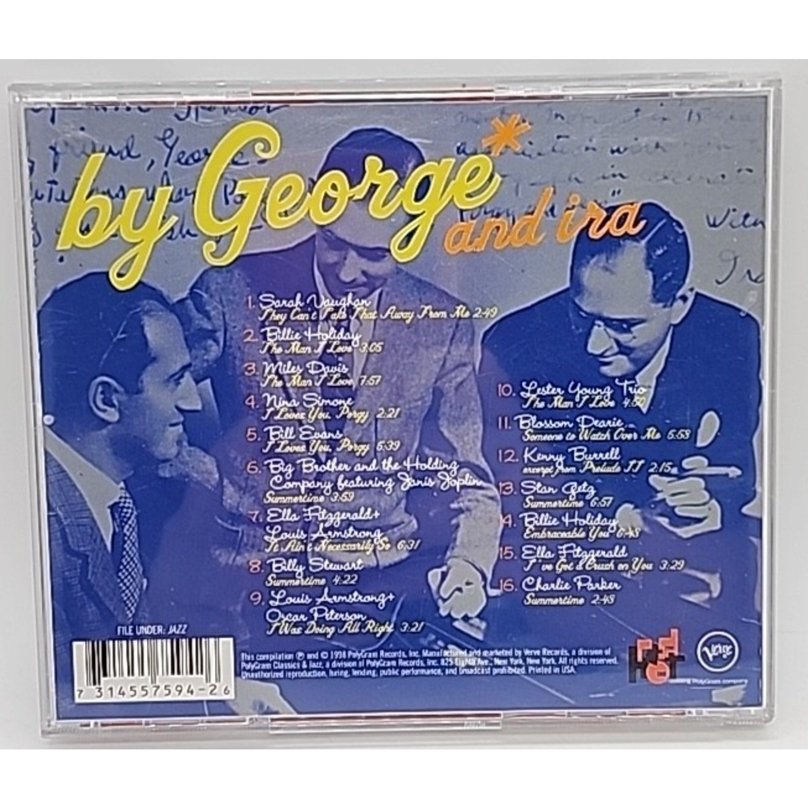 By George (& Ira) - RED Hot on G by Various (CD, 1998)