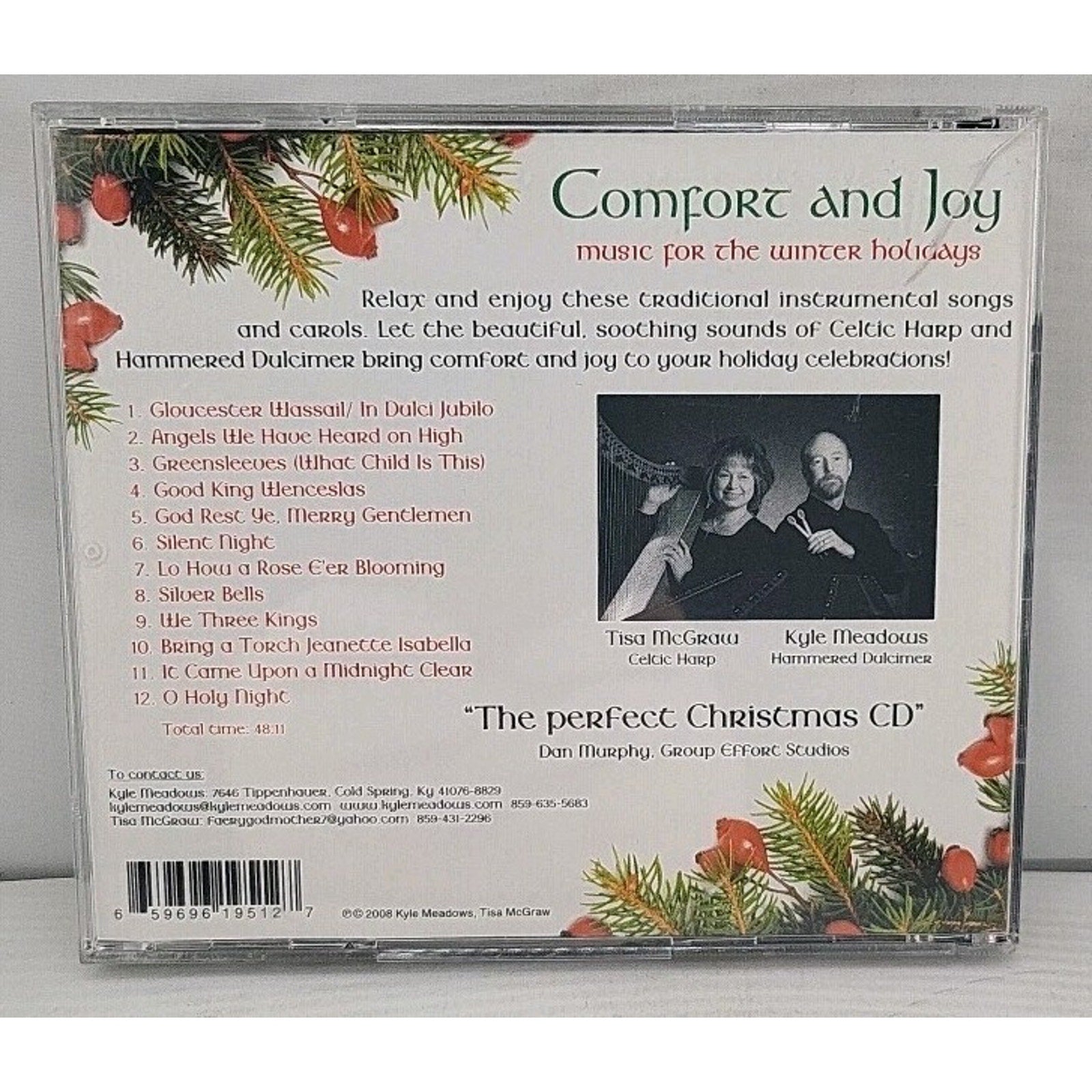 Comfort & Joy by Kyle Meadows (CD, 2008)