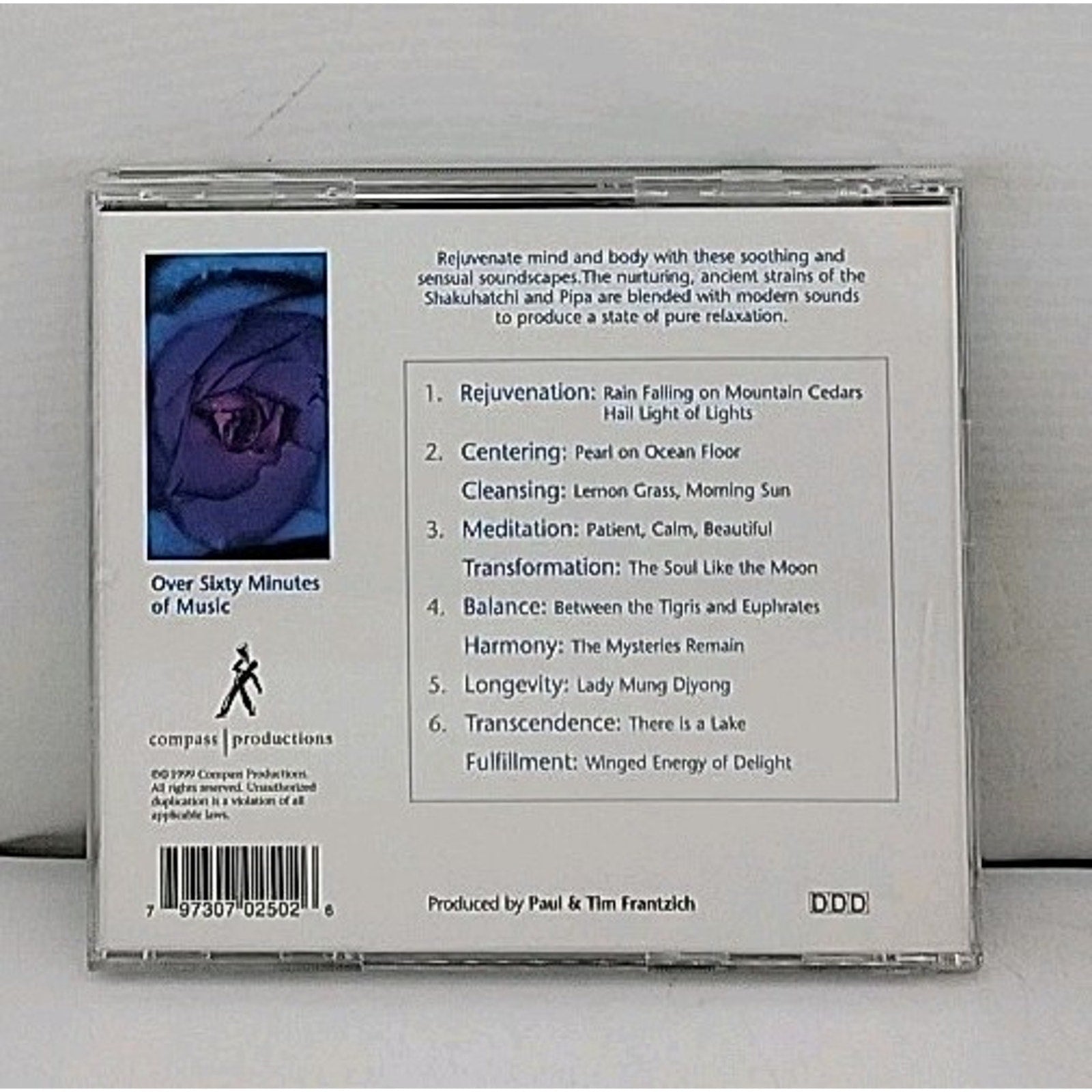 Calming Massage by Paul Frantzich/Timothy Frantzich (CD, 1999, Lifescapes Music)