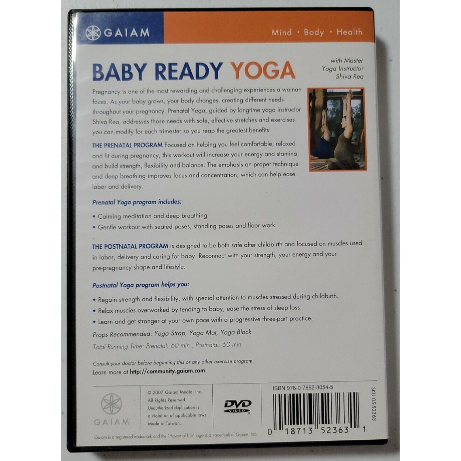 Baby Ready Yoga (DVD, 2007)