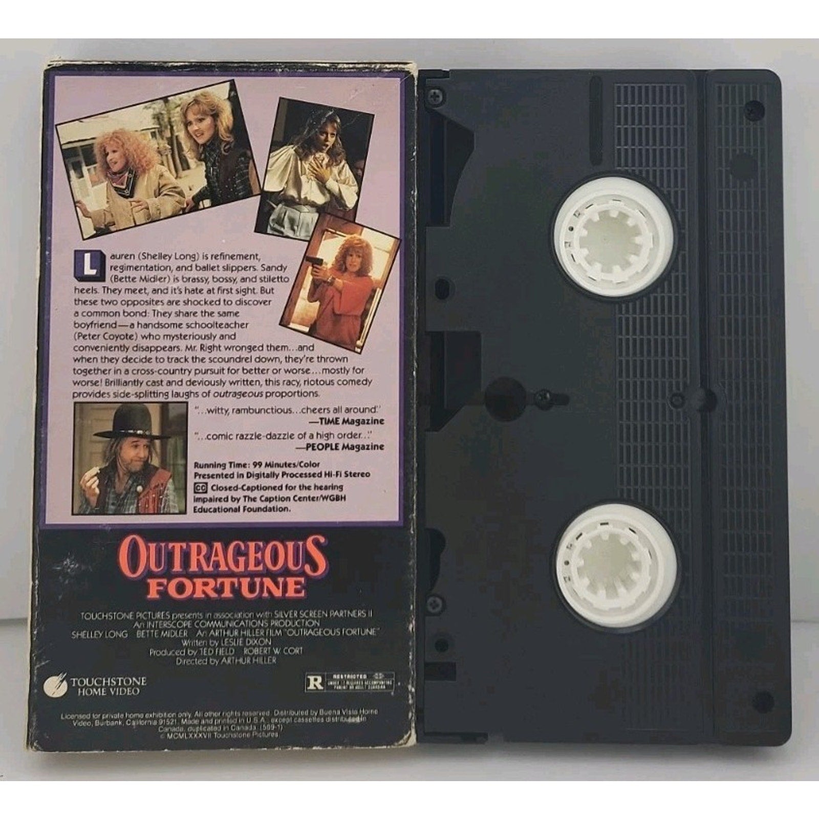 Outrageous Fortune (VHS, 1987)