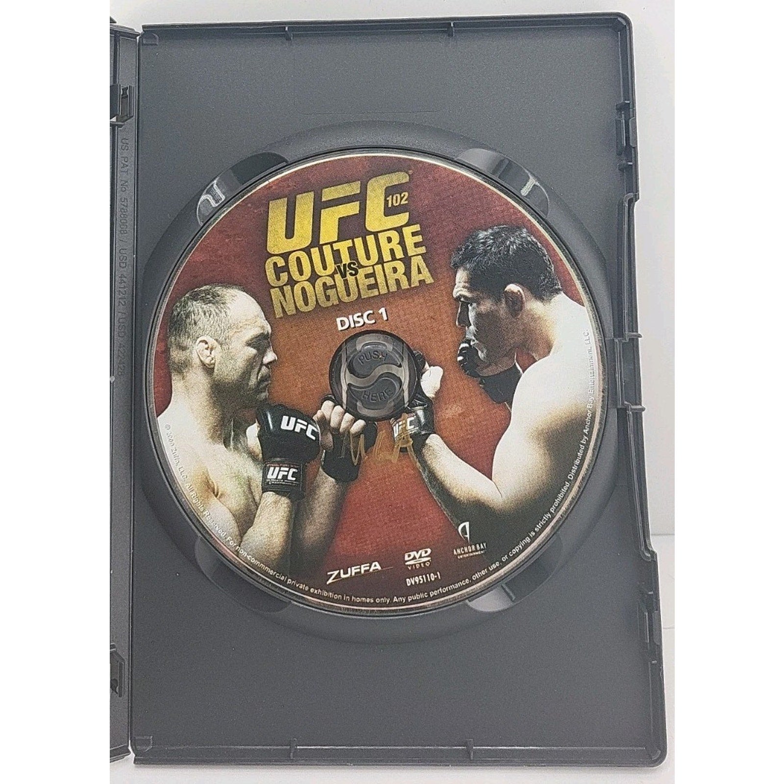 UFC 102 Couture Vs Nogueira DVD Disc 1