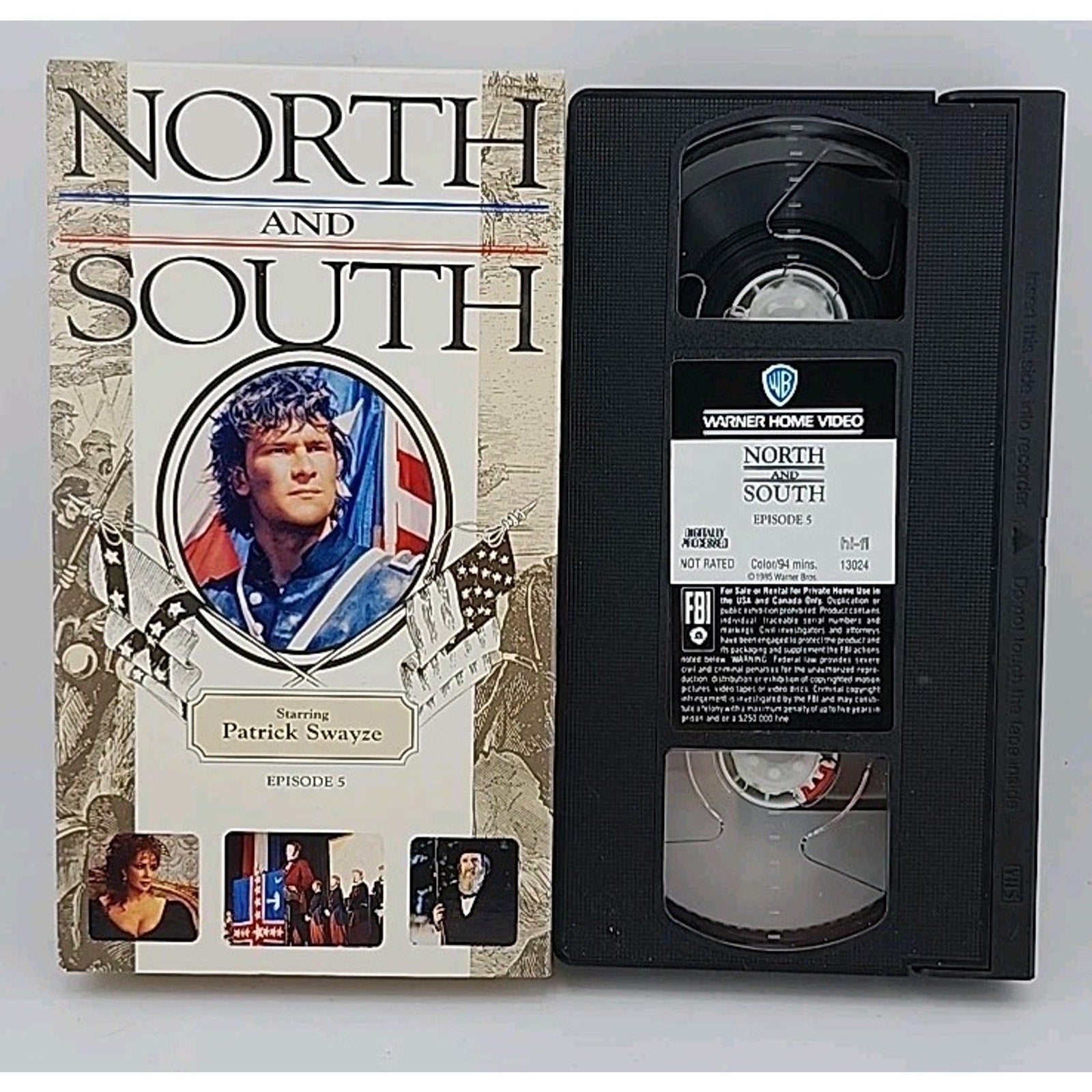 North and South - Book 1 (VHS, 1993, 6-Tape Set) Missing VHS #3