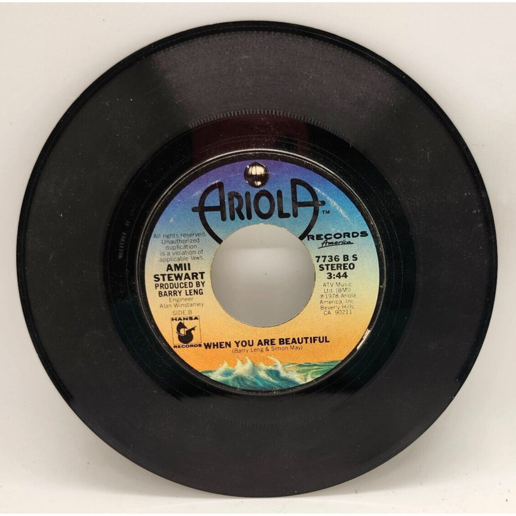 When You Are Beautiful by Barry Leng / Knock on Wood by Eddie Floyd (Record)7736