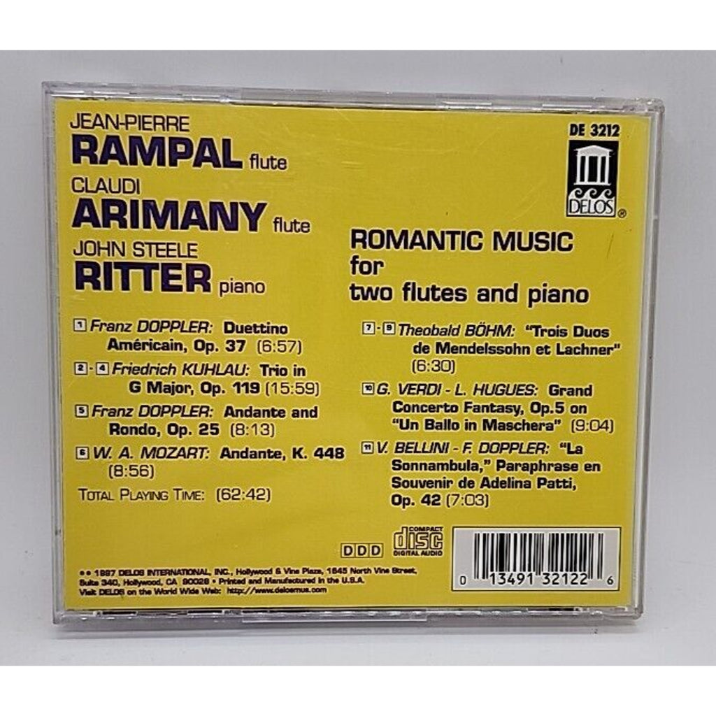 Jean-Pierre Rampal-Romantic Music For Two Flutes And Piano (CD)