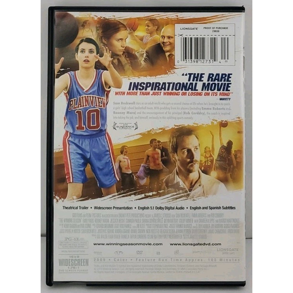 Winning Season (DVD 2009 105 Min) Emma Roberts
