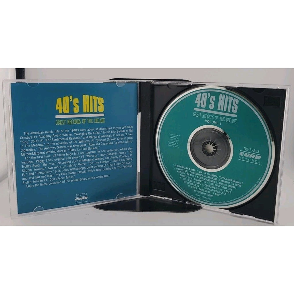 40's Pop Hits 1 by Various (CD, 1990)