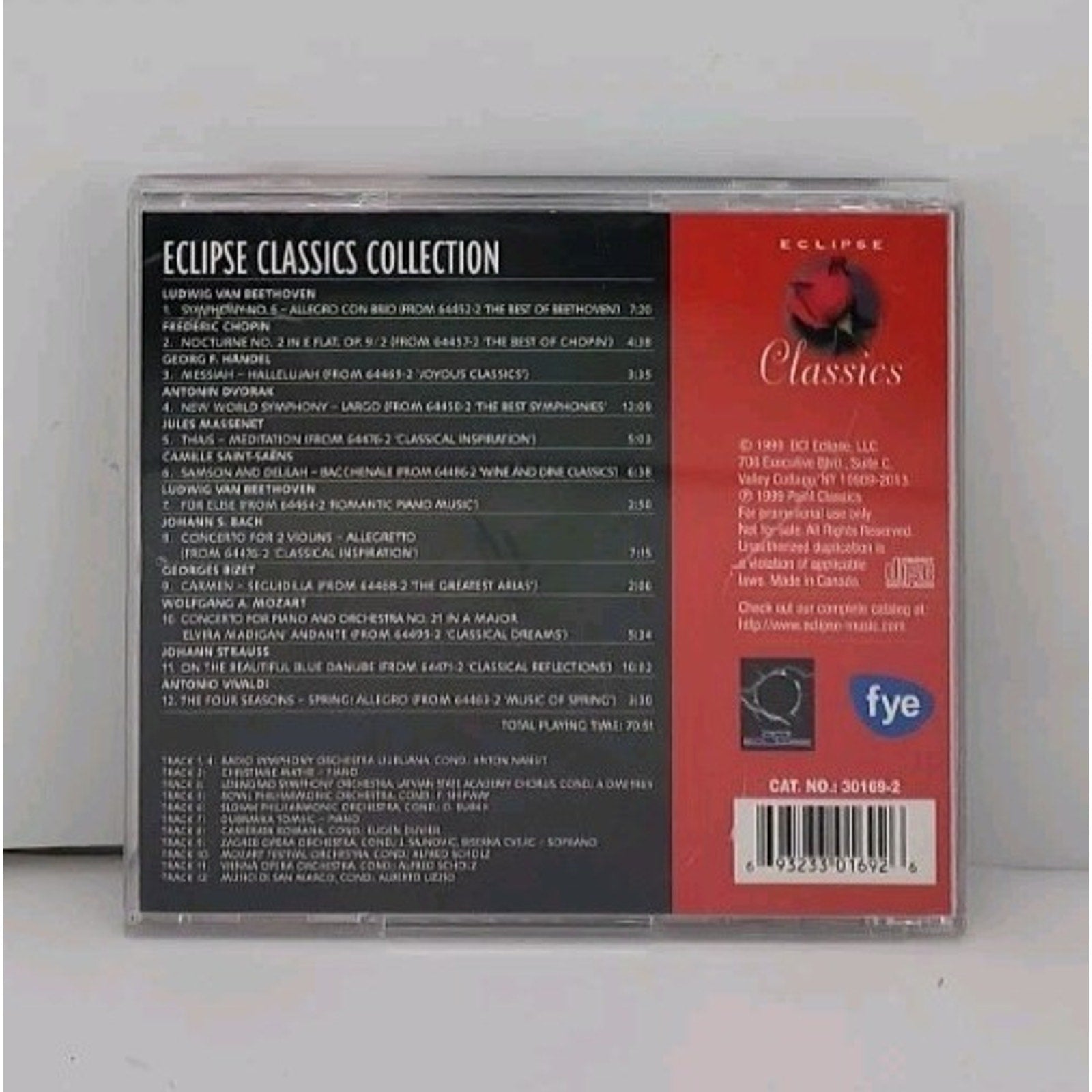 Eclipse Classics Collection by Various Artists (CD, 1999, Fye)