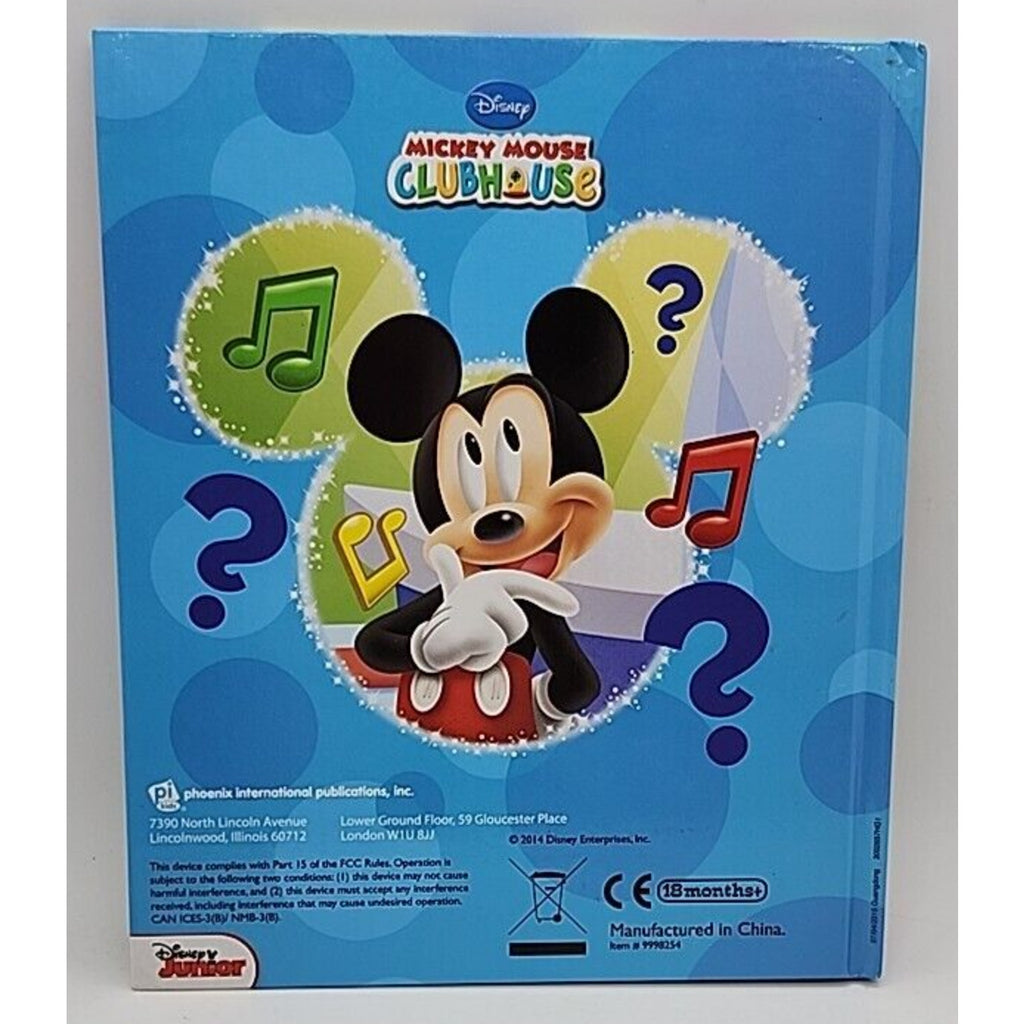 Mickey Mouse Clubhouse My First Music Fun Book Did You Hear That