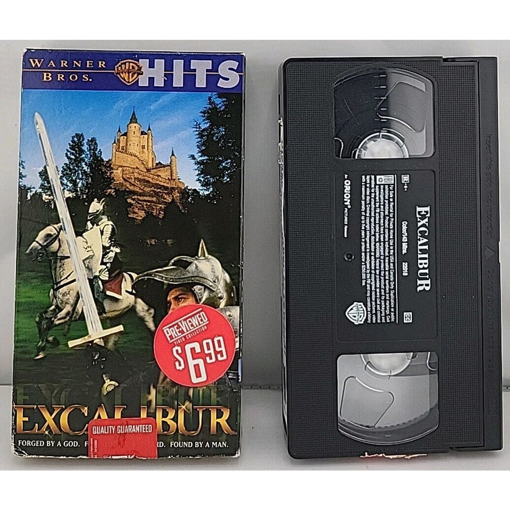 Excalibur (VHS, 1998) Warner bros. Hits