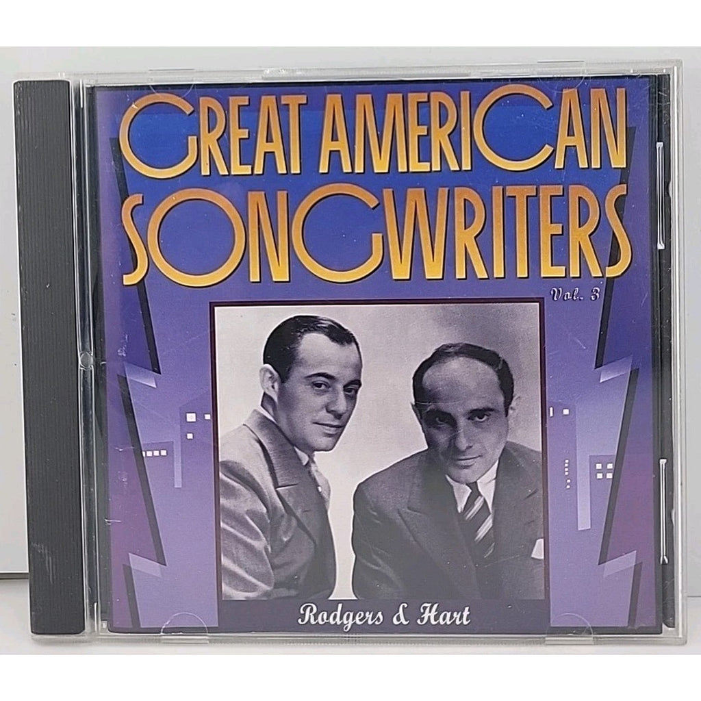 Great American Songwriters, Vol. 3: Rodgers & Hart by Various Artists (CD,...
