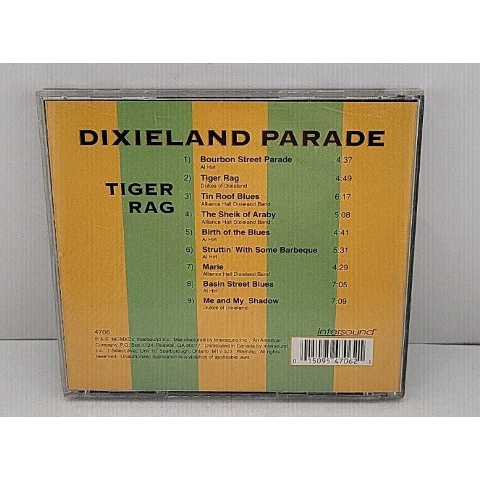 Dixieland Parade Tiger Rag by Various (CD, 1995, Intersound)