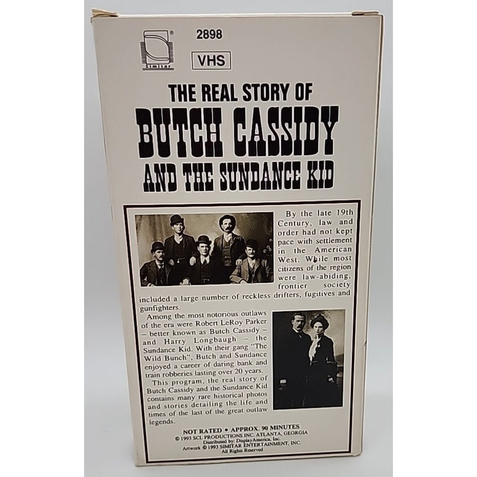 The Real Story of Butch Cassidy And The Sundance Kid 2-VHS Set Collector's Editi
