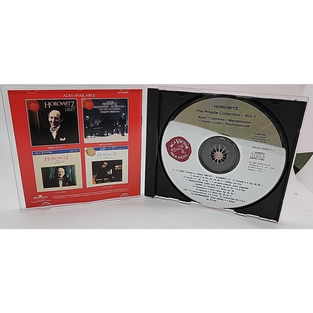 Horowitz: The Private Collection, Vol. 1 by Vladimir Horowitz [CD]