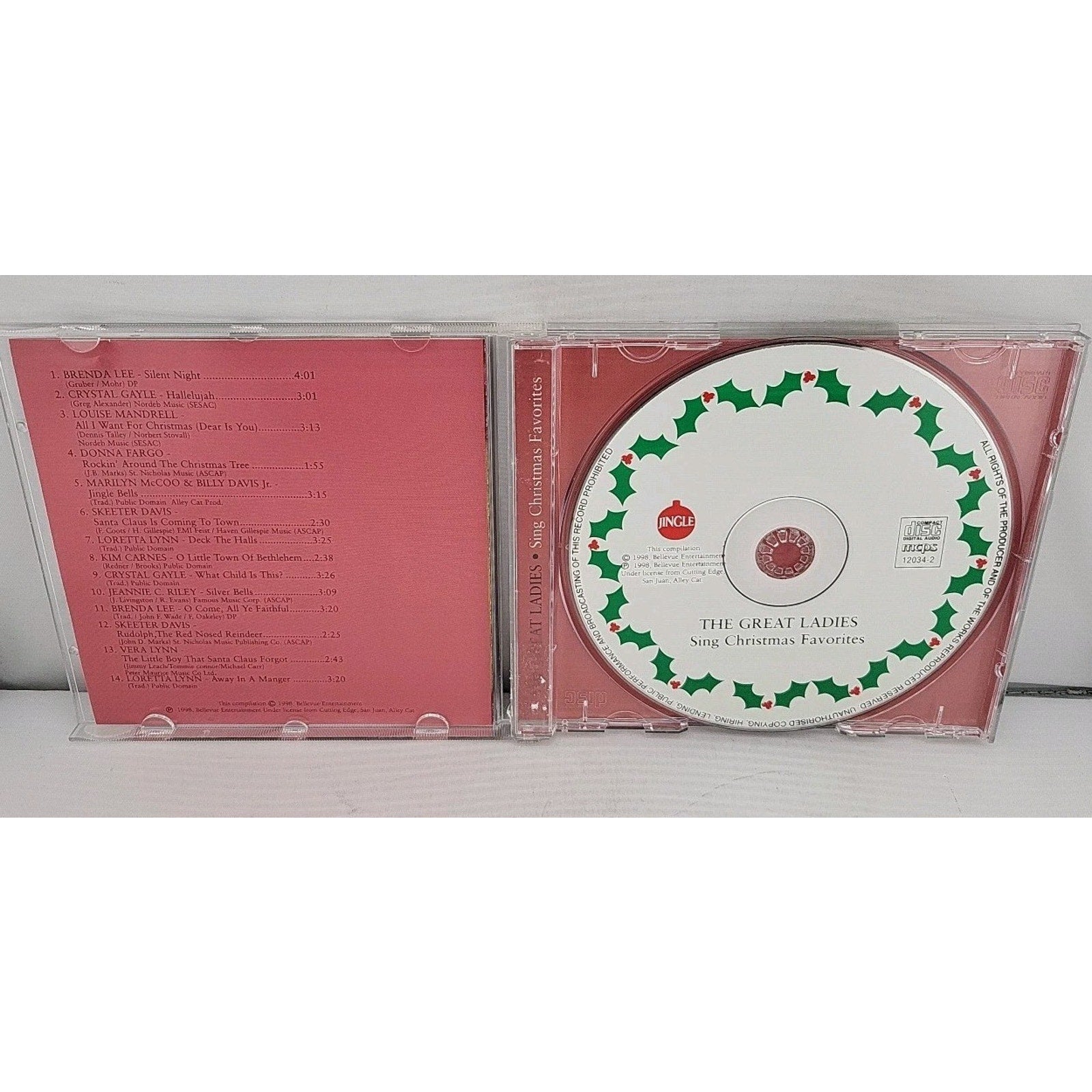 The Great Ladies Sing Christmas1998 Audio CD Made in Denmark