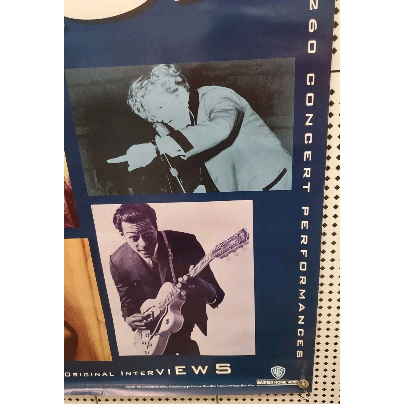 Video Store Original Movie Poster "The History of Rock 'n' Roll 27x40 Rolled