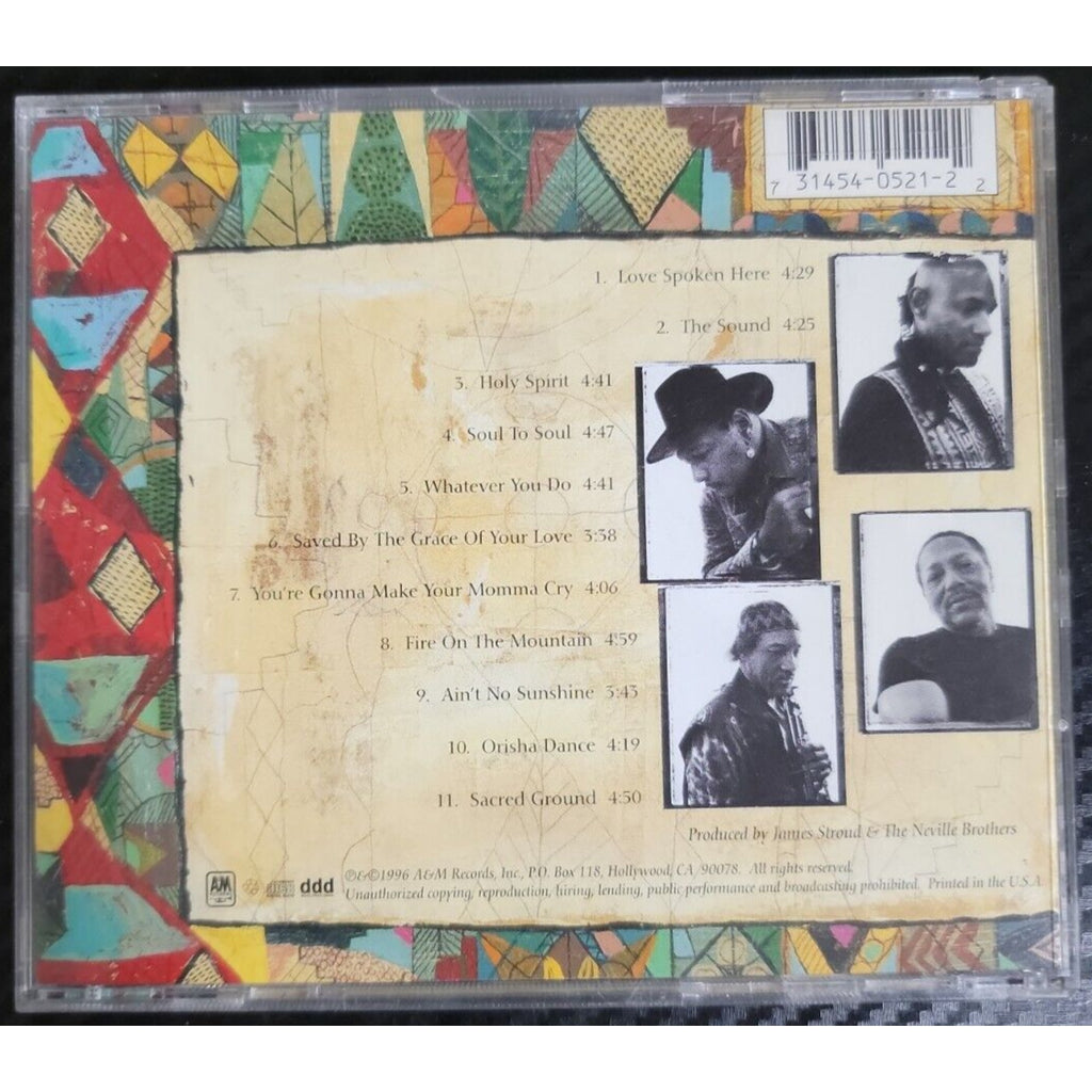 Mitakuye Oyasin Oyasin/All My Relations by Neville Brothers (CD, May-1996,...