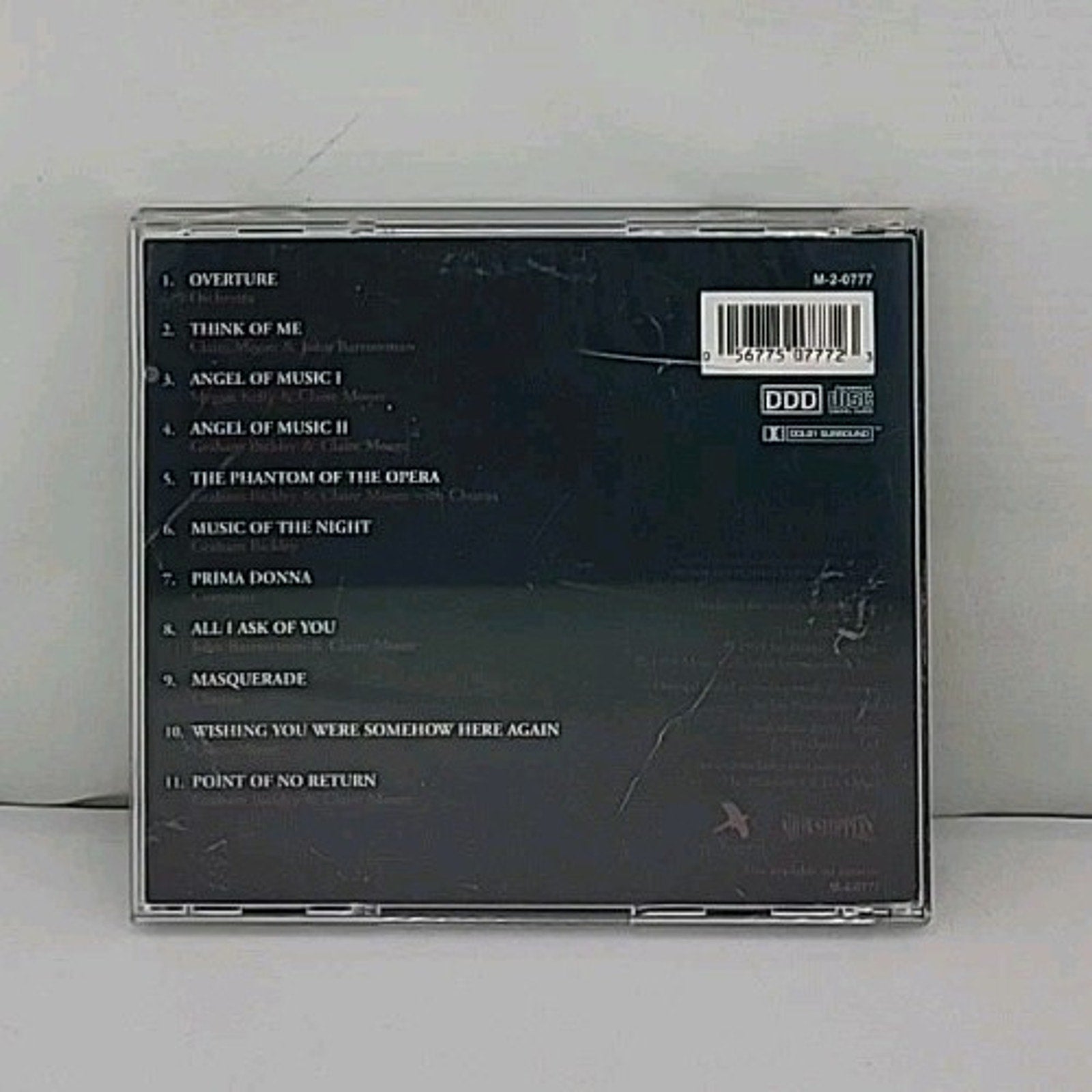 Songs From Andew Lloyd Webber's The Phantom Of The Opera CD