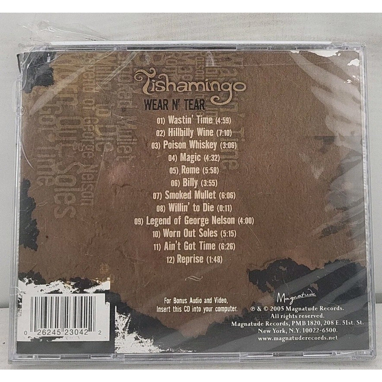 Wear N' Tear by Tishamingo (CD, 2005) *Sealed Broken Case*
