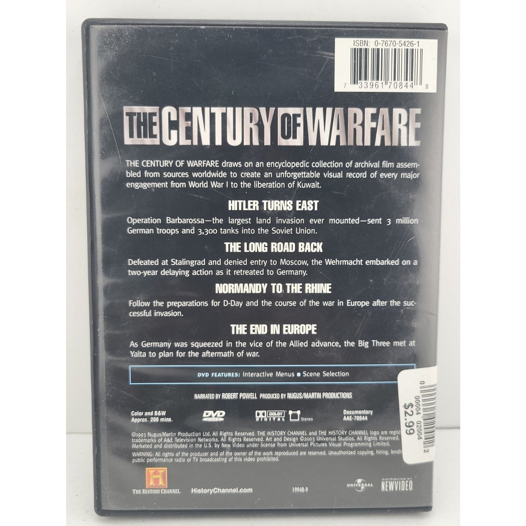 The Century Of Warfare DVD