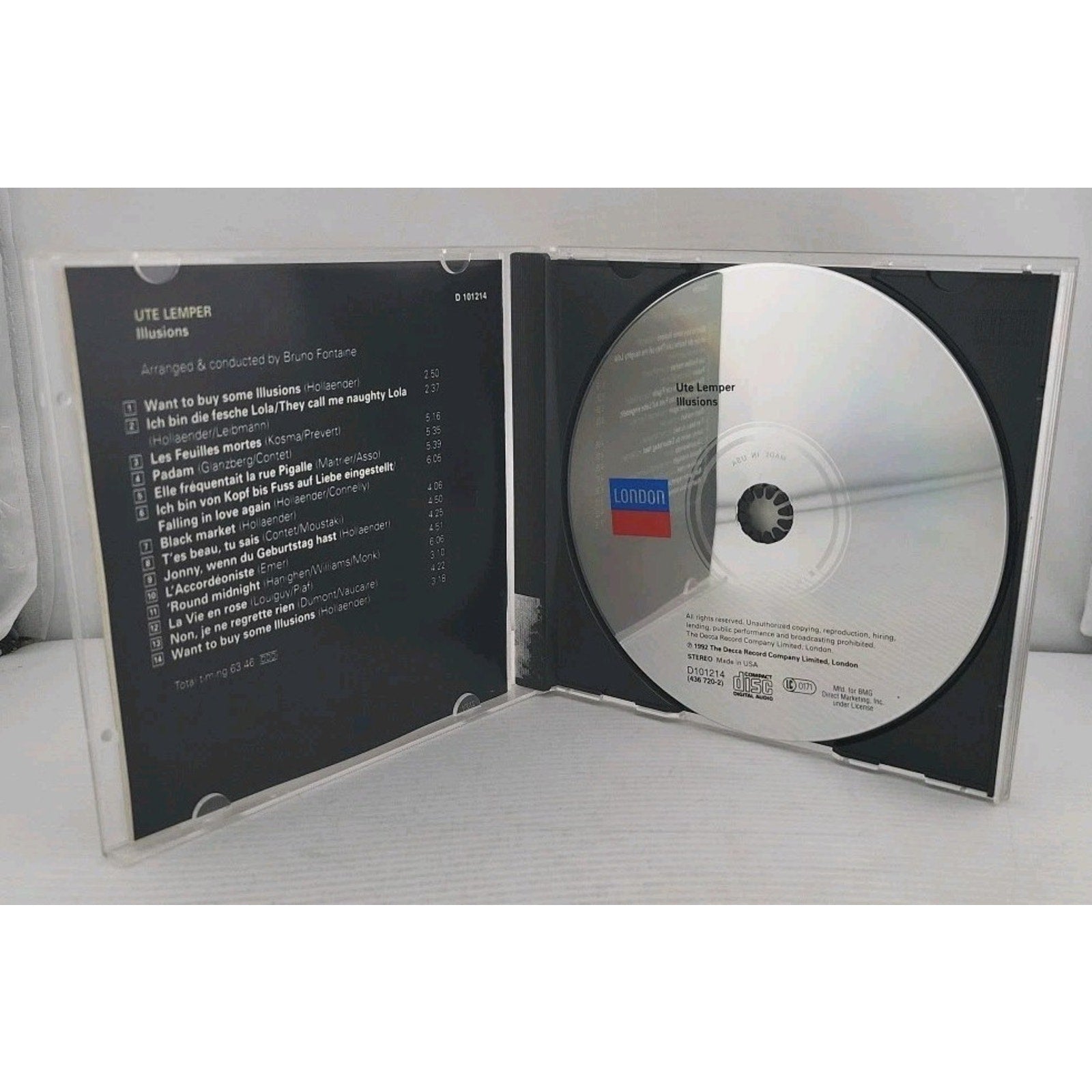 Illusions by Ute Lemper (CD, 1993)