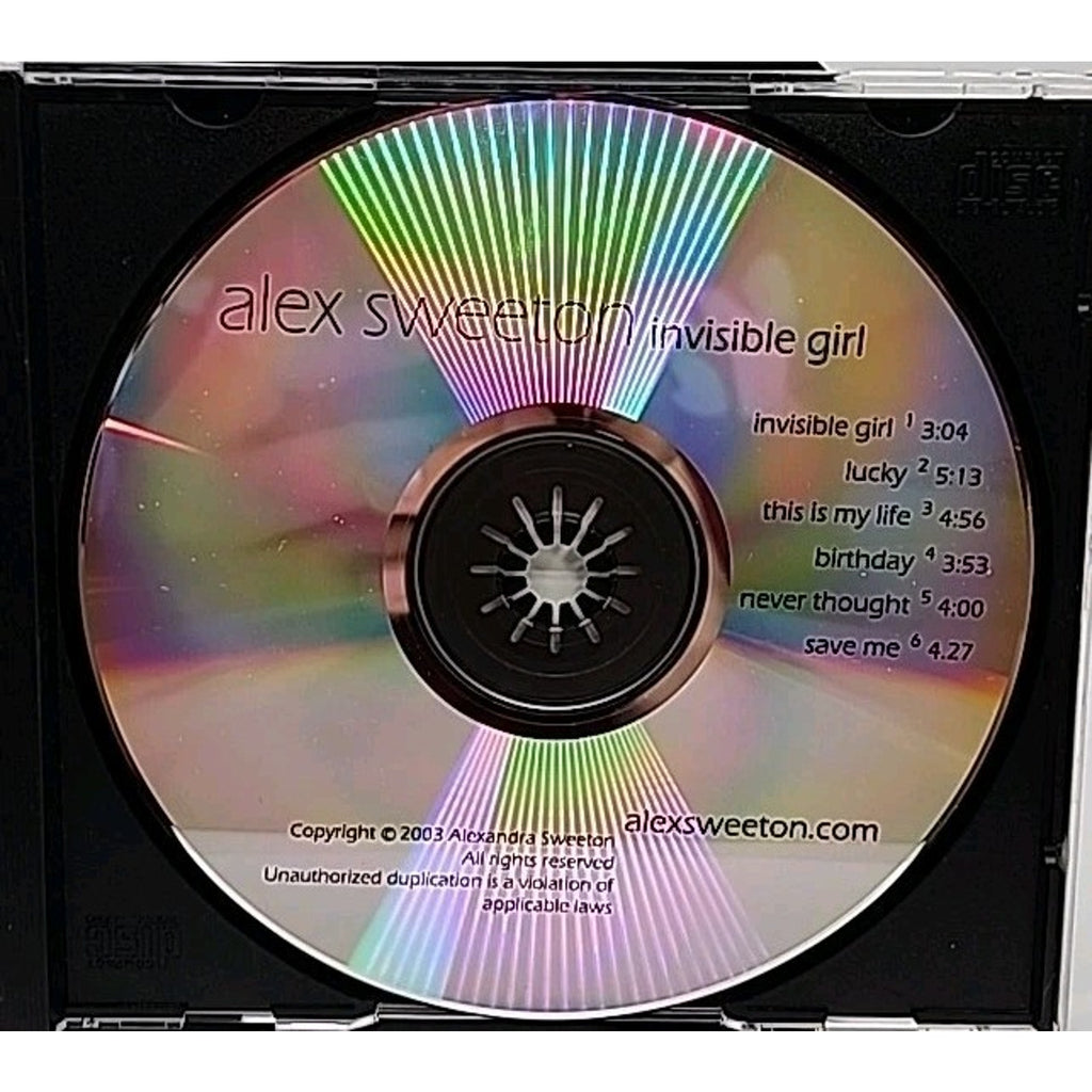 Alex Sweeton - Invisibile Girl - 2003 (CD)