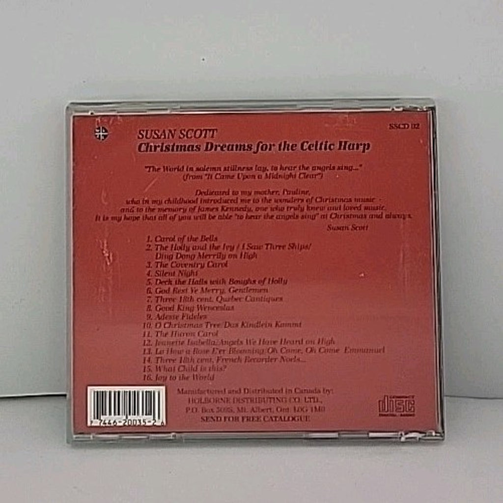 Christmas Dreams for the Celtic Harp by Susan Scott (CD, Holborne Australasia)