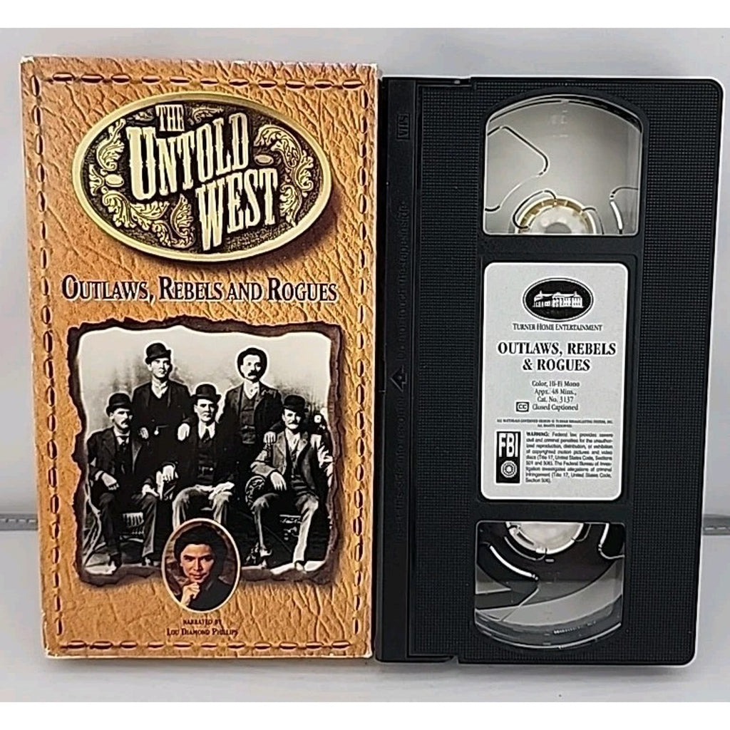 Untold West, The: Outlaws, Rebels and Rogues (VHS, 1994)
