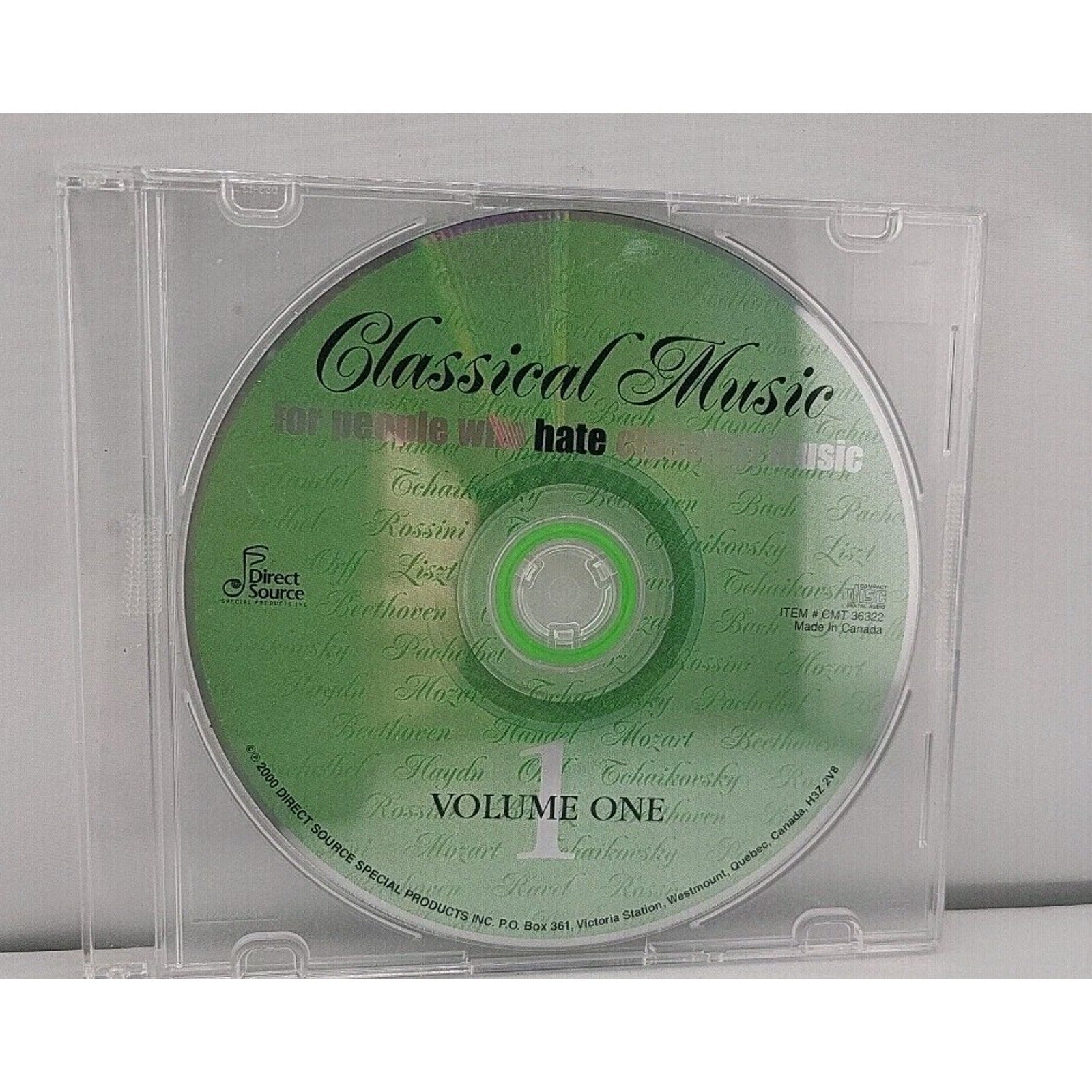 Vol. 1 by Classical Music for People Who Hate Classic (CD, 2001)