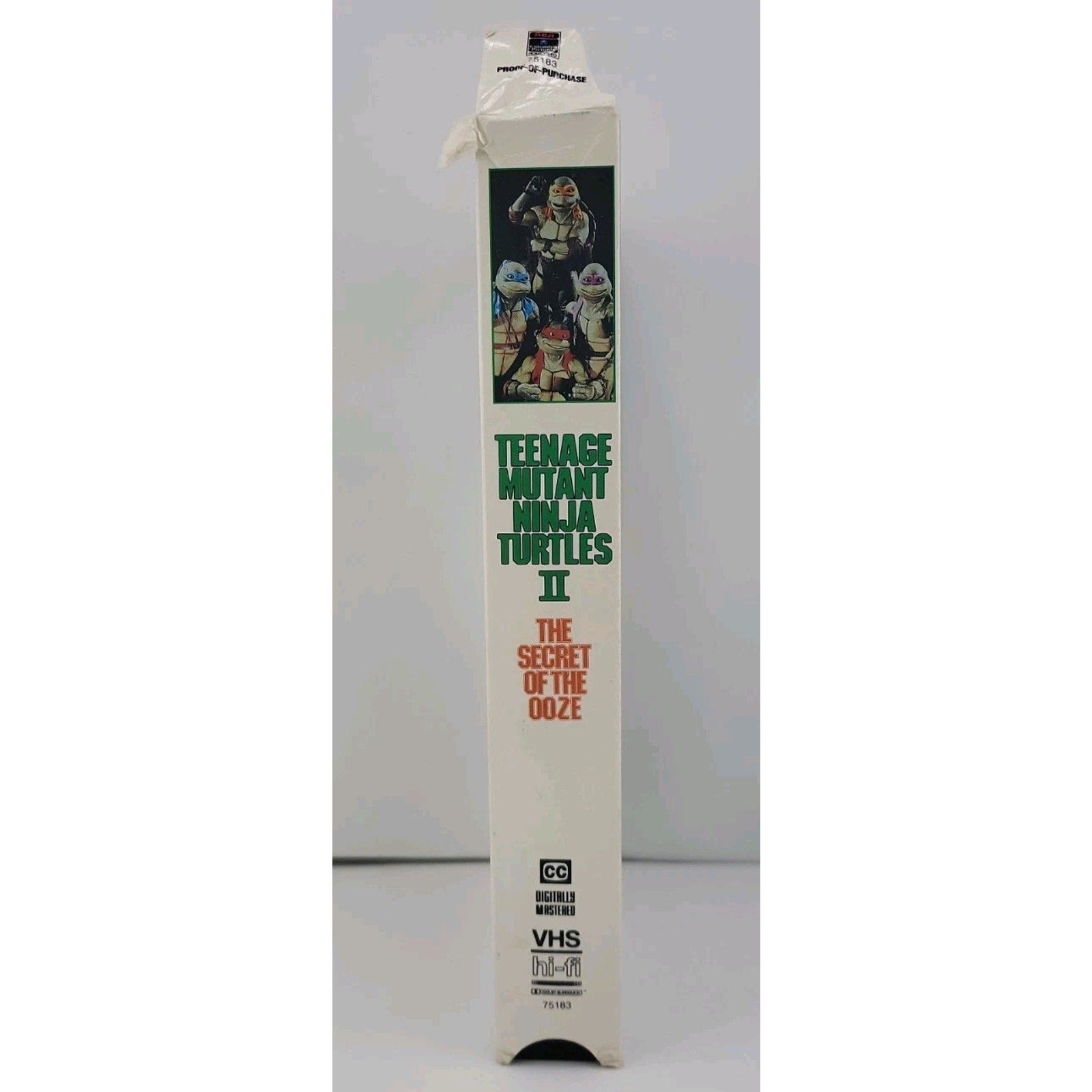 Teenage Mutant Ninja Turtles 2 - The Secret of the Ooze (VHS, 1991)