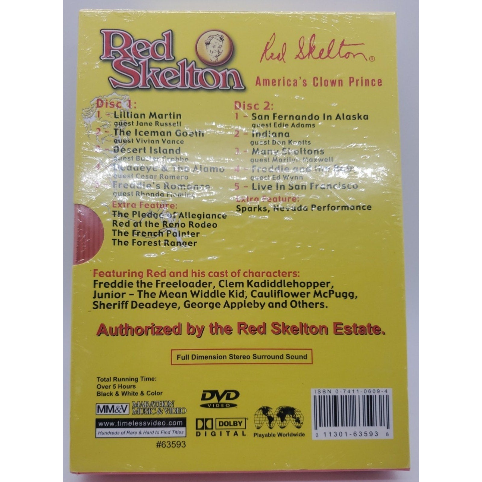 Red Skelton: America's Clown Prince (DVD) *Brand New*