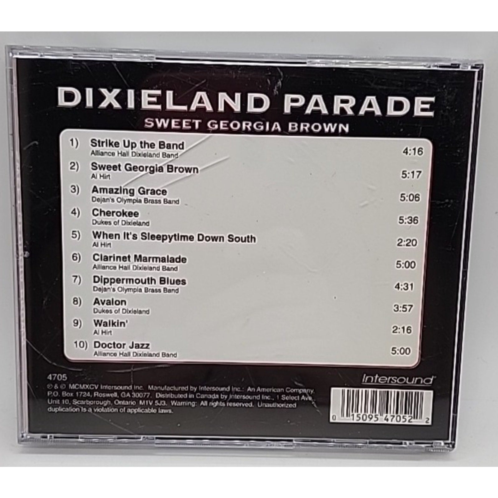 Dixieland Parade: Sweet Georgia Brown by Various Artists (CD, Oct-1993)