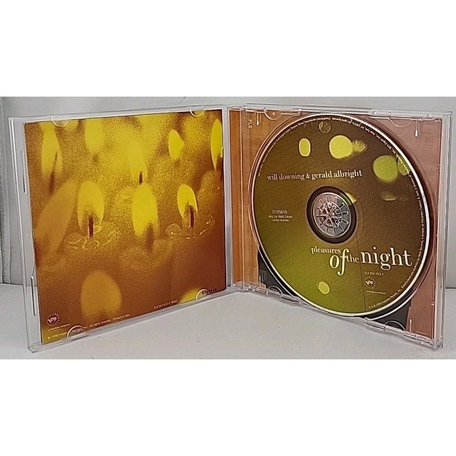 Pleasures of the Night by Gerald Albright/Will Downing (CD, Sep-1998, Verve)