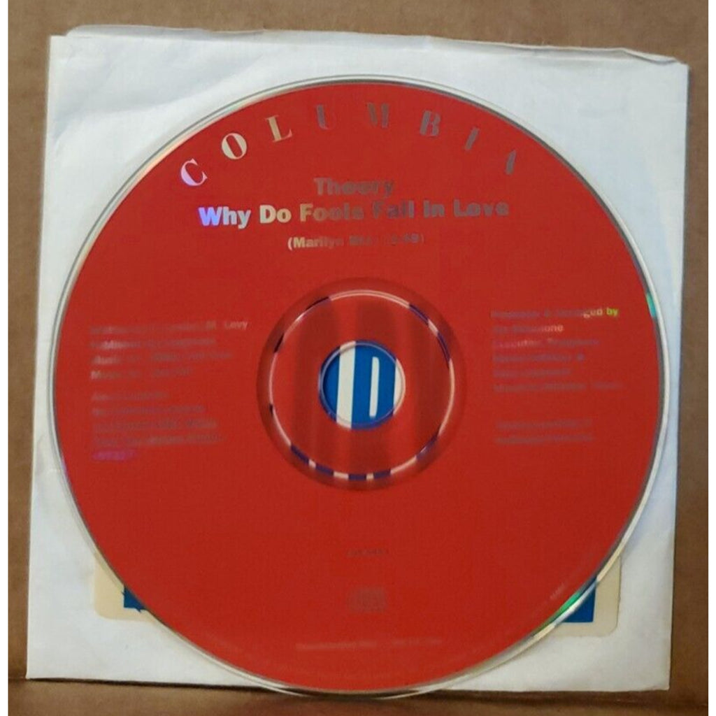 Why Do Fools Fall In Love Theory The Marilyn Mix CD PROMO
