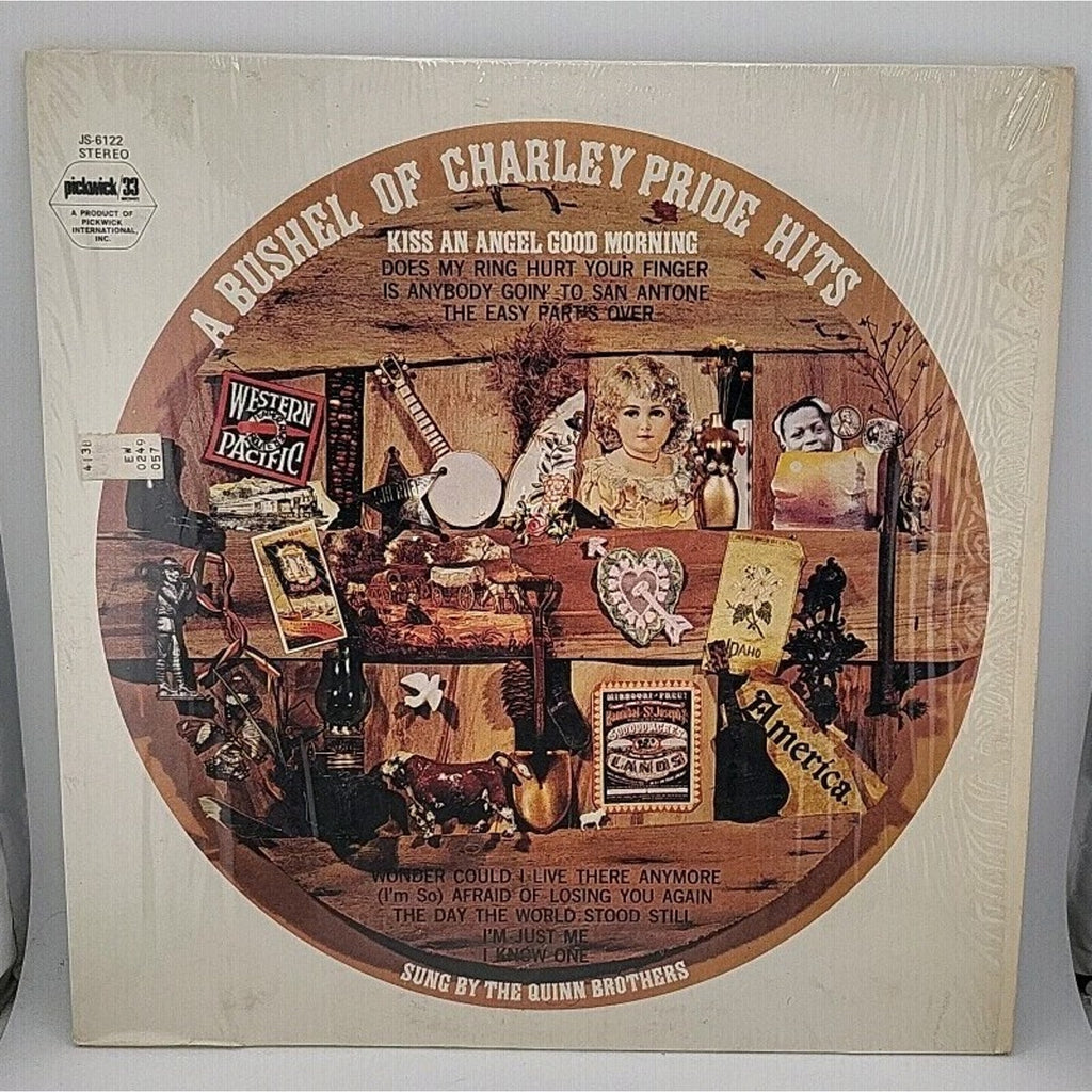 Quinn Brothers A Bushel of Charlie Pride Hits Country Vinyl LP Album Record
