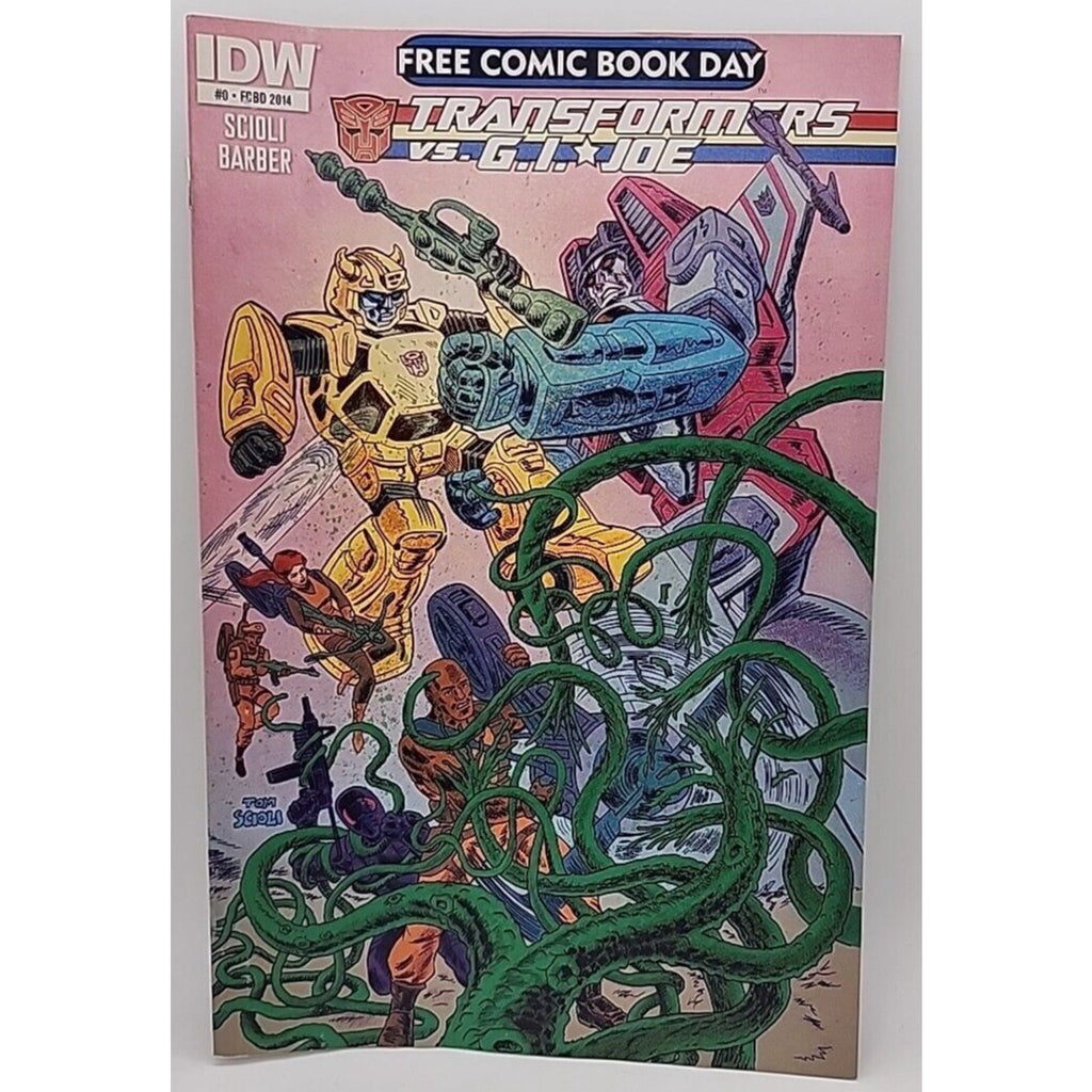 IDW Publishing Transformers VS G.I. Joe Comic Book Issue #0 2014