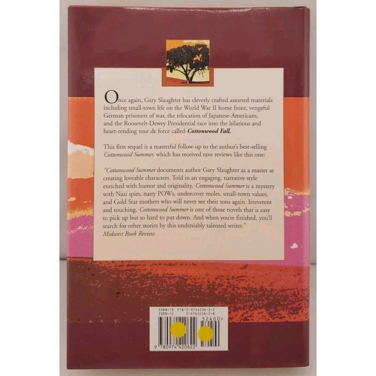 Cottonwood Fall by Gary Slaughter (2006, Hardcover)