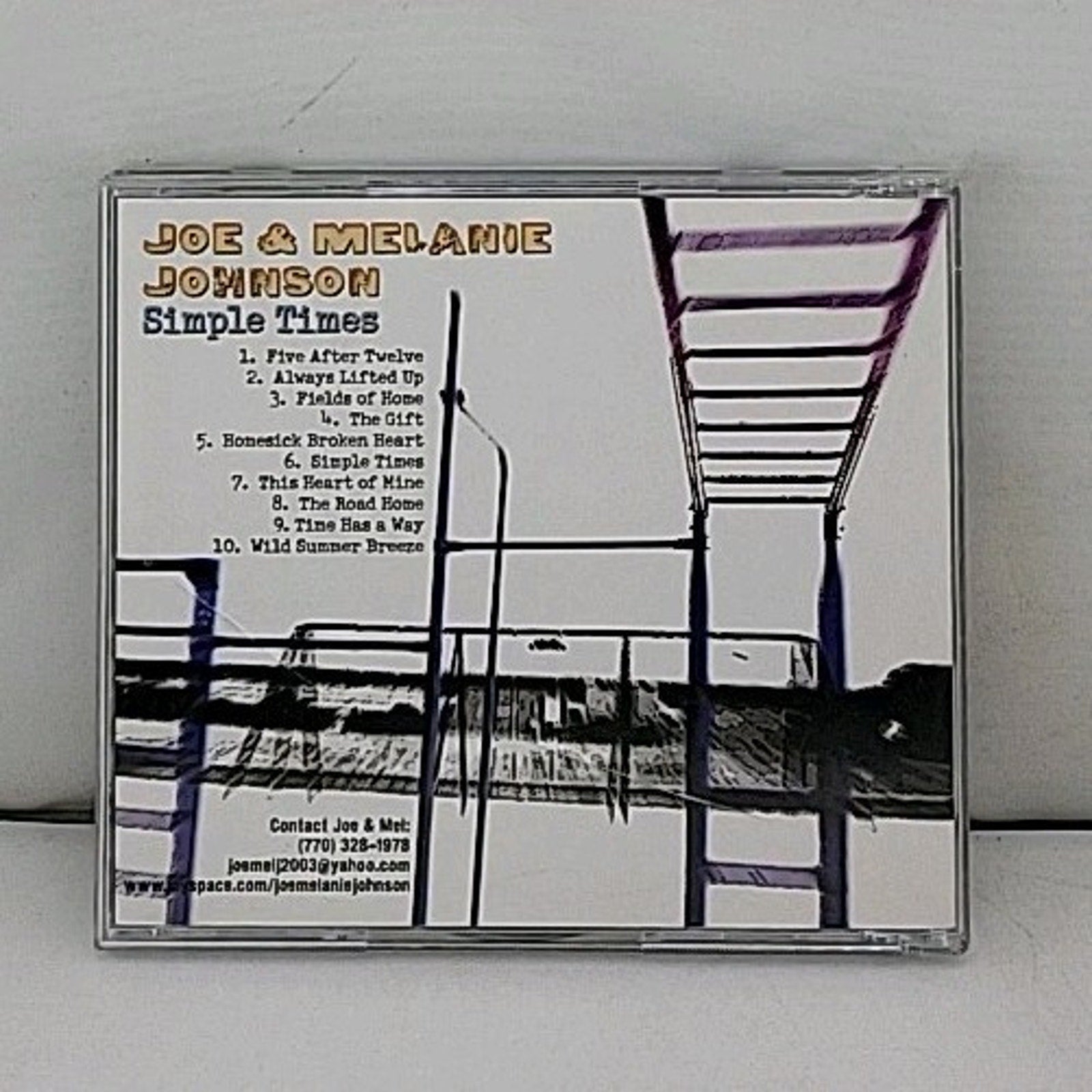 Joe & Melanie Johnson CD Simple Times 2003