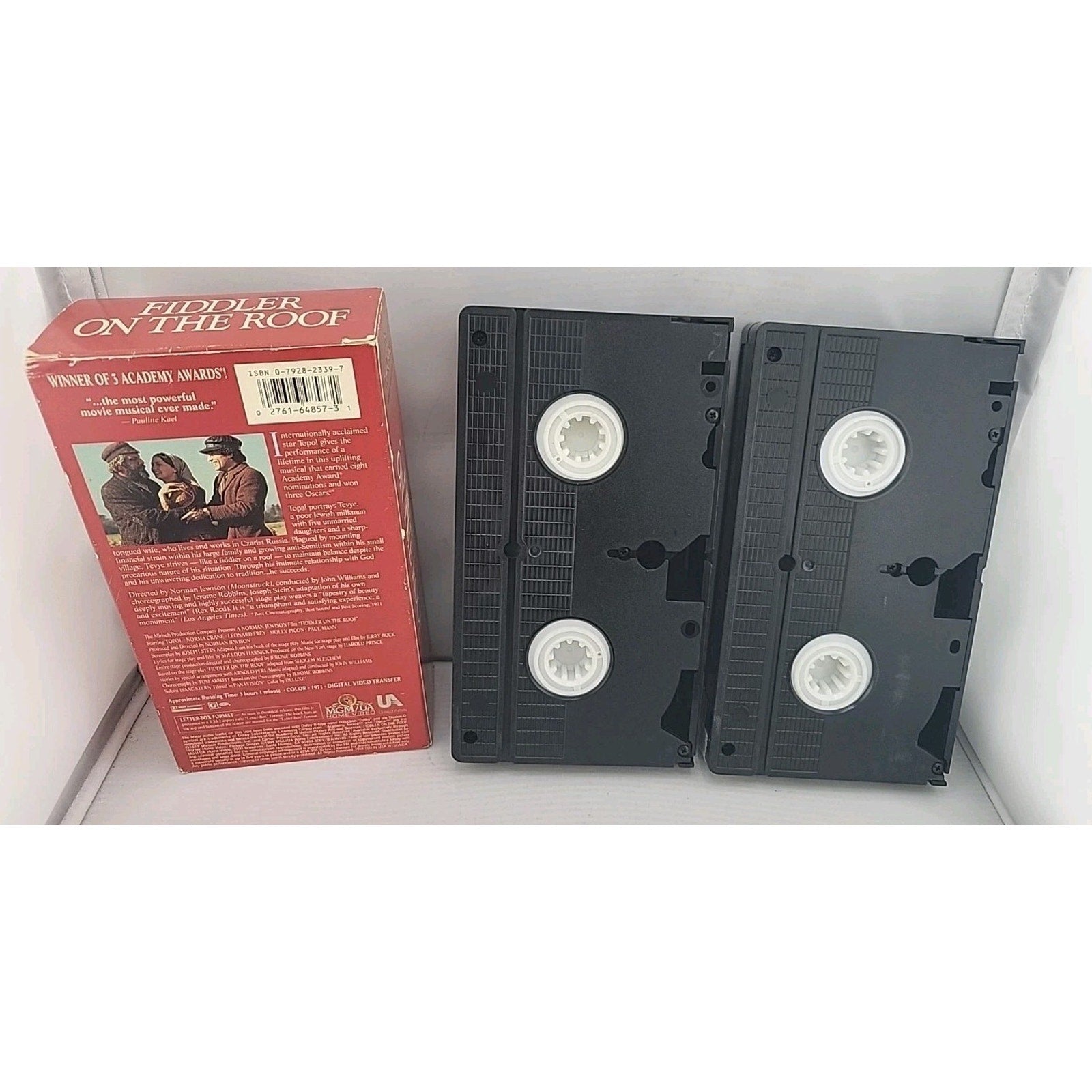 Fiddler on the Roof (VHS Movies 2-Tape Set) Deluxe Letter Box Edition Musical