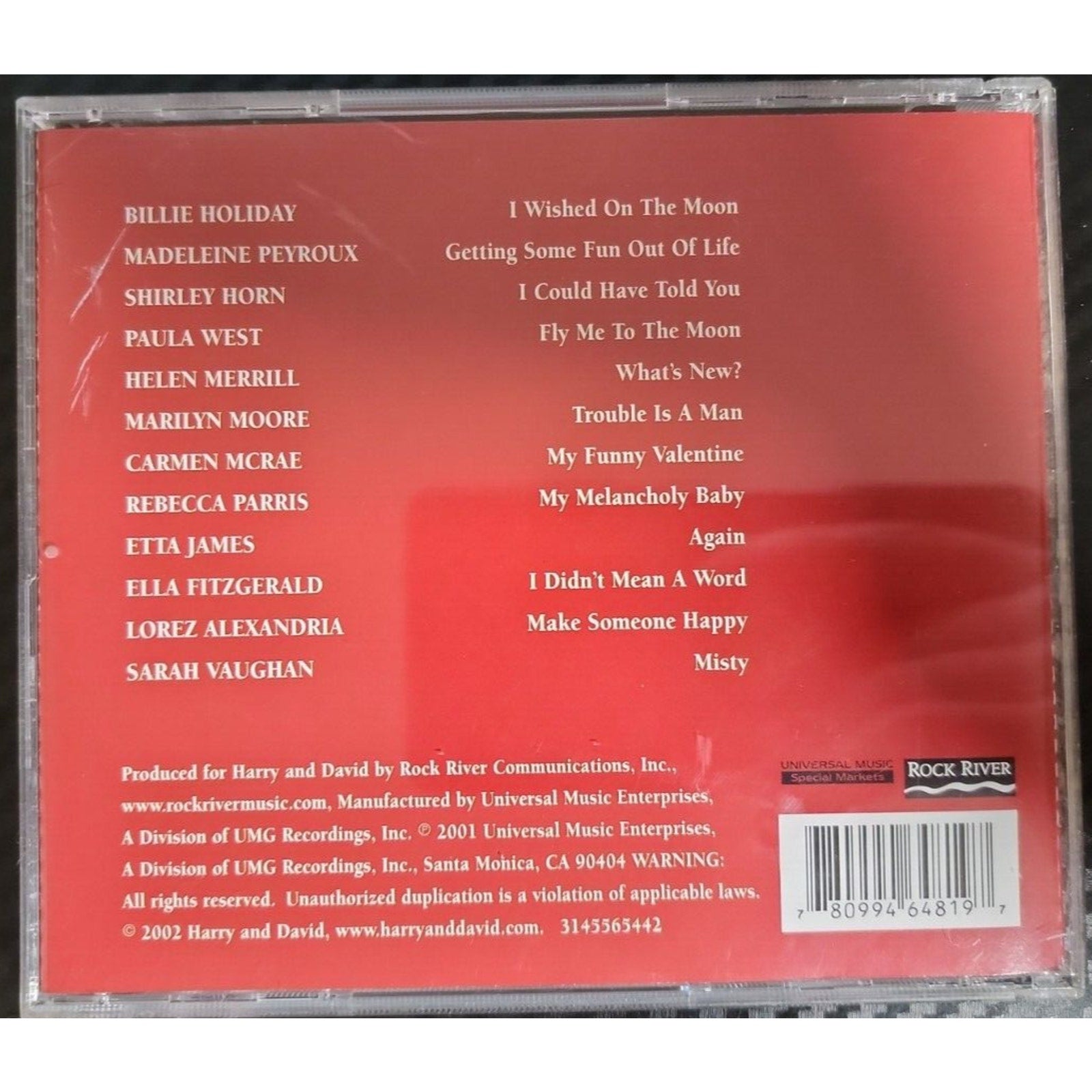 Harry And David: Jazz Classics - (CD)