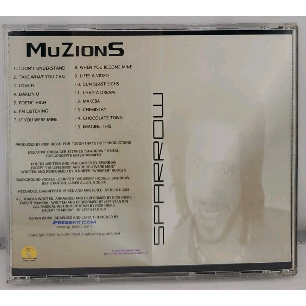 Muzions Stephen "Sparrow" O'neal (CD)